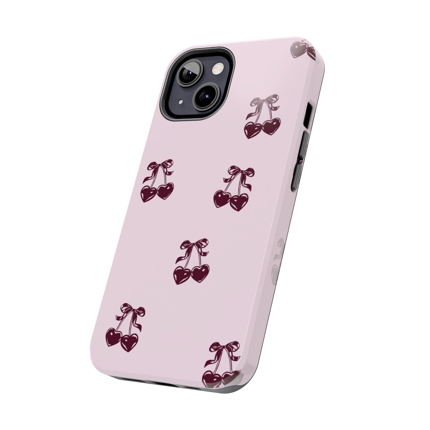 Heart Cherries iPhone Case