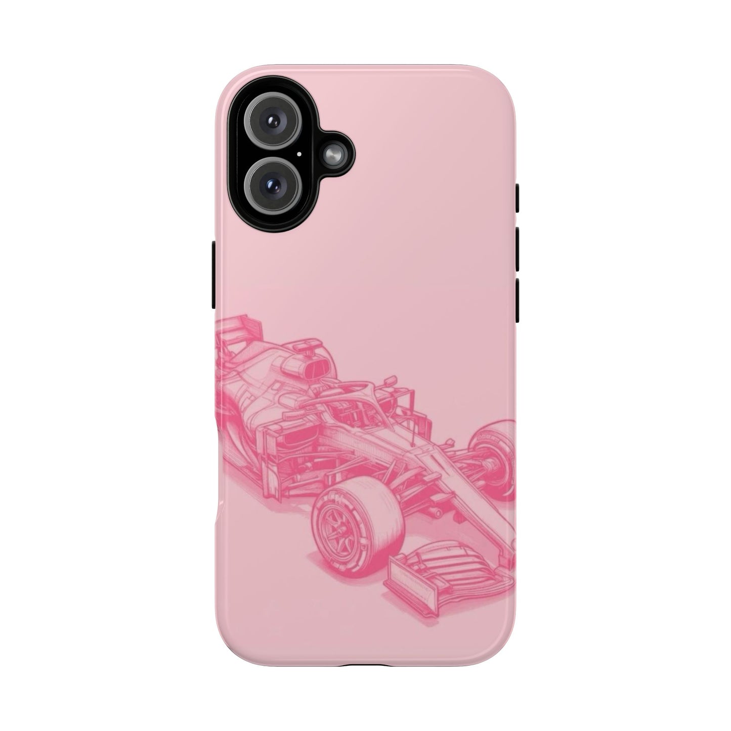 Pink Racecar iPhone Case