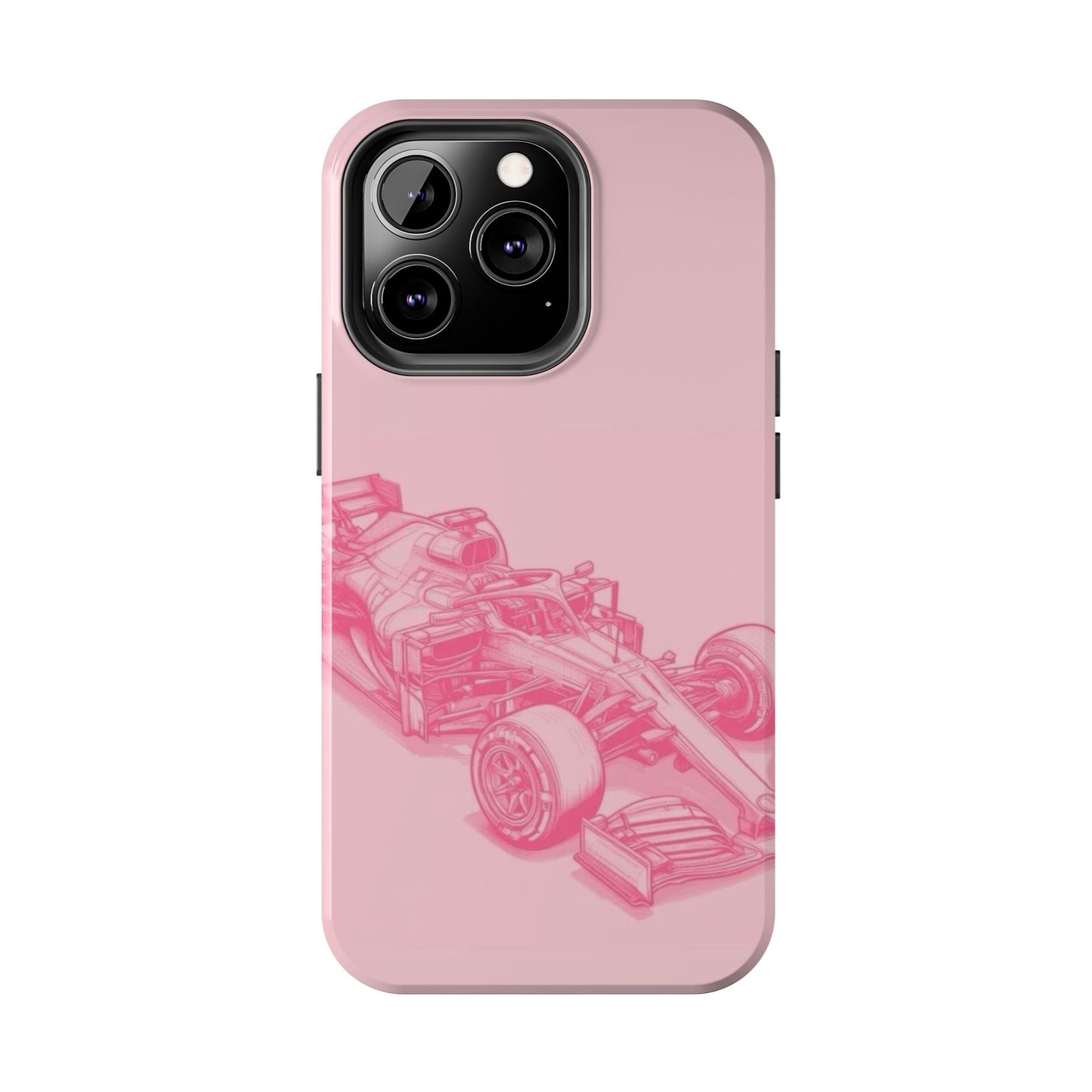 Pink Racecar iPhone Case