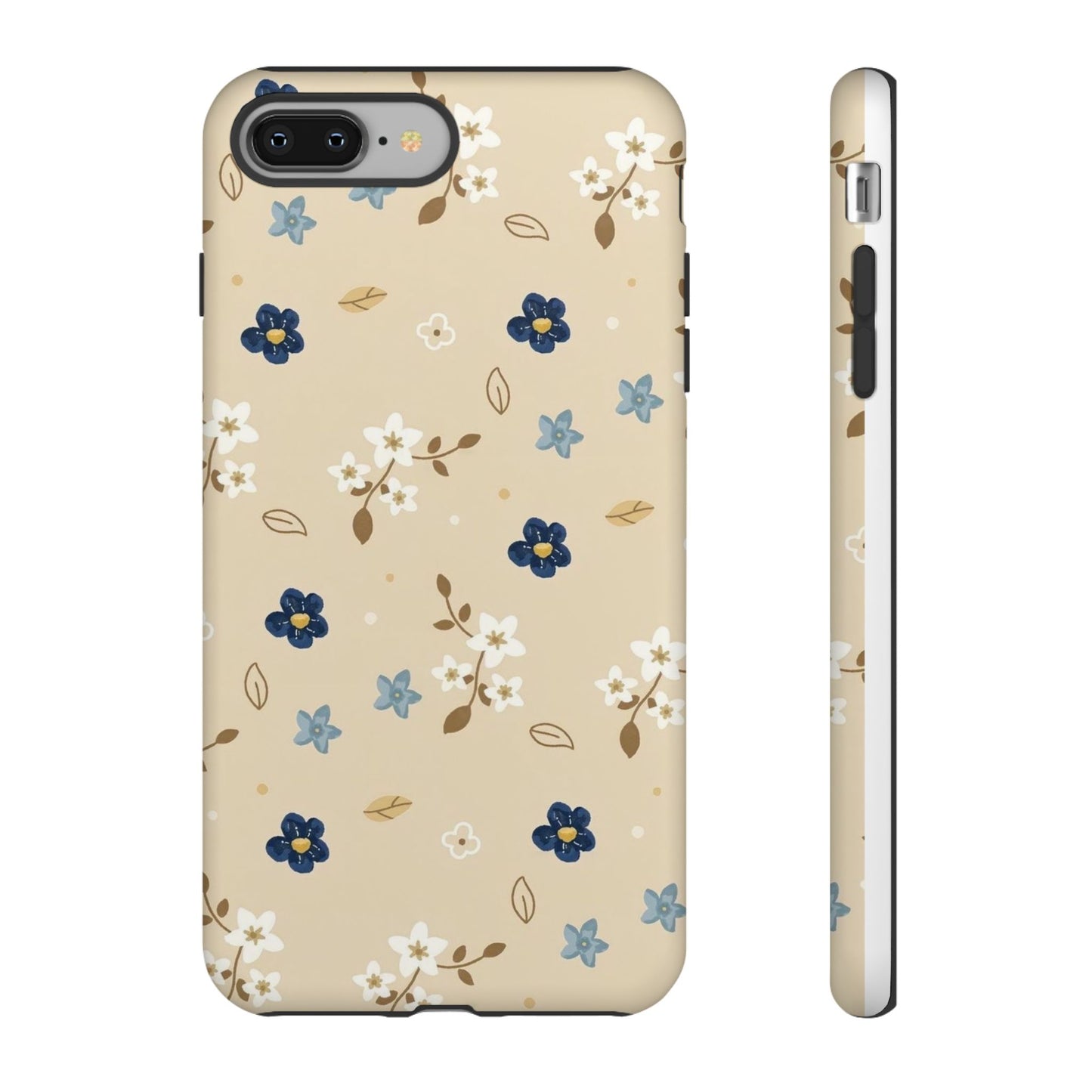 Navy Daisy Phone Case