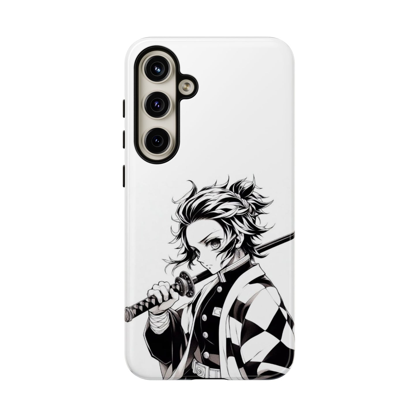 White Kamado Tanjiro Phone Case