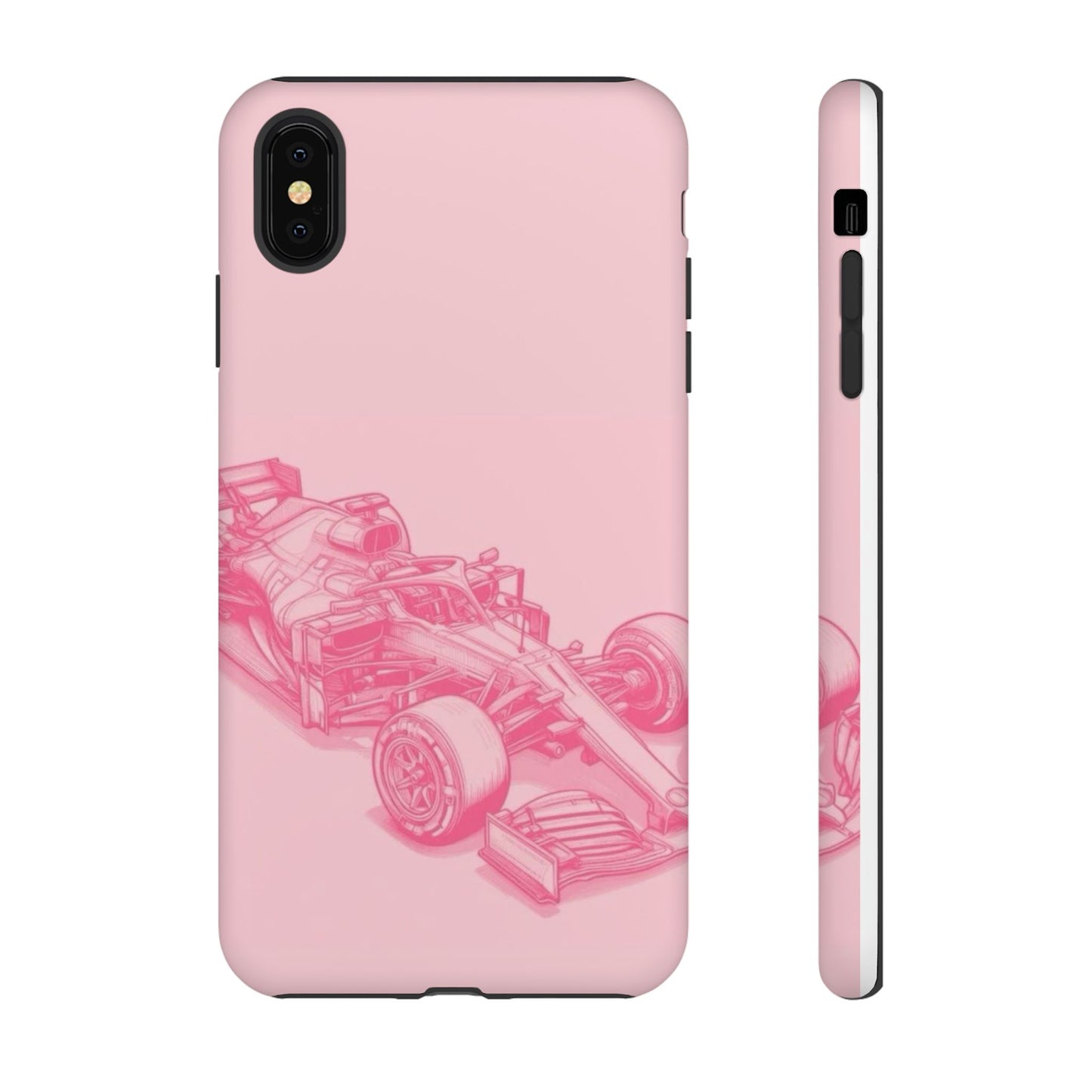 Pink Racecar iPhone Case