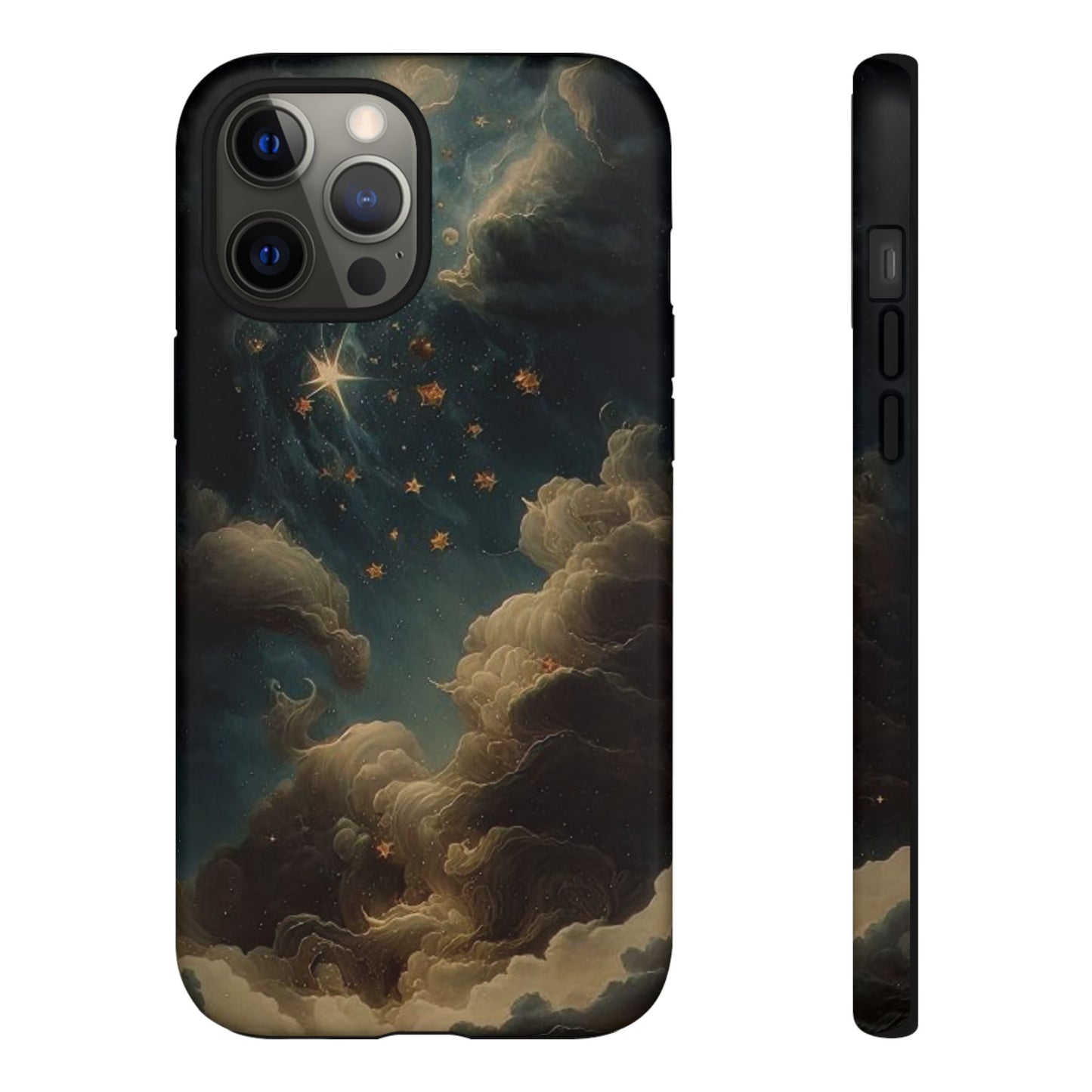 Cloudy Stars iPhone Case