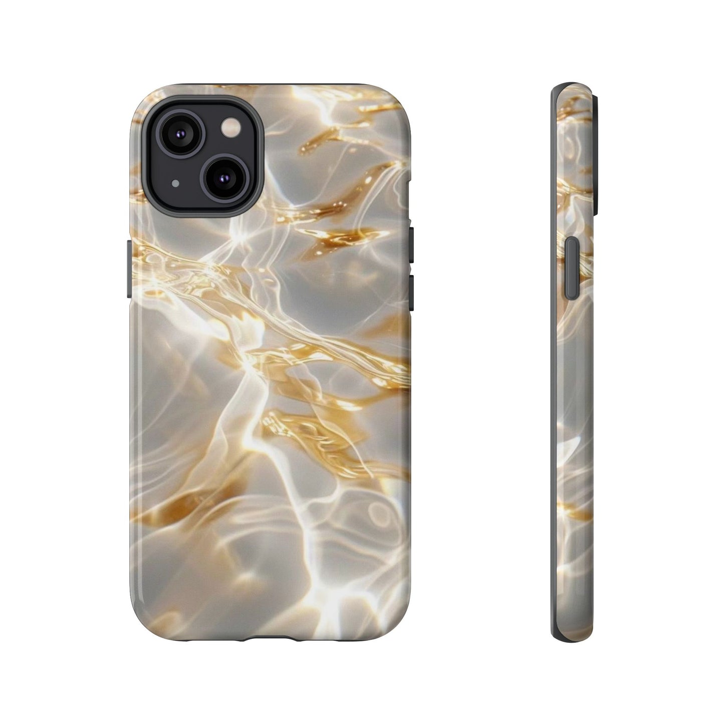 Golden Wave iPhone Case