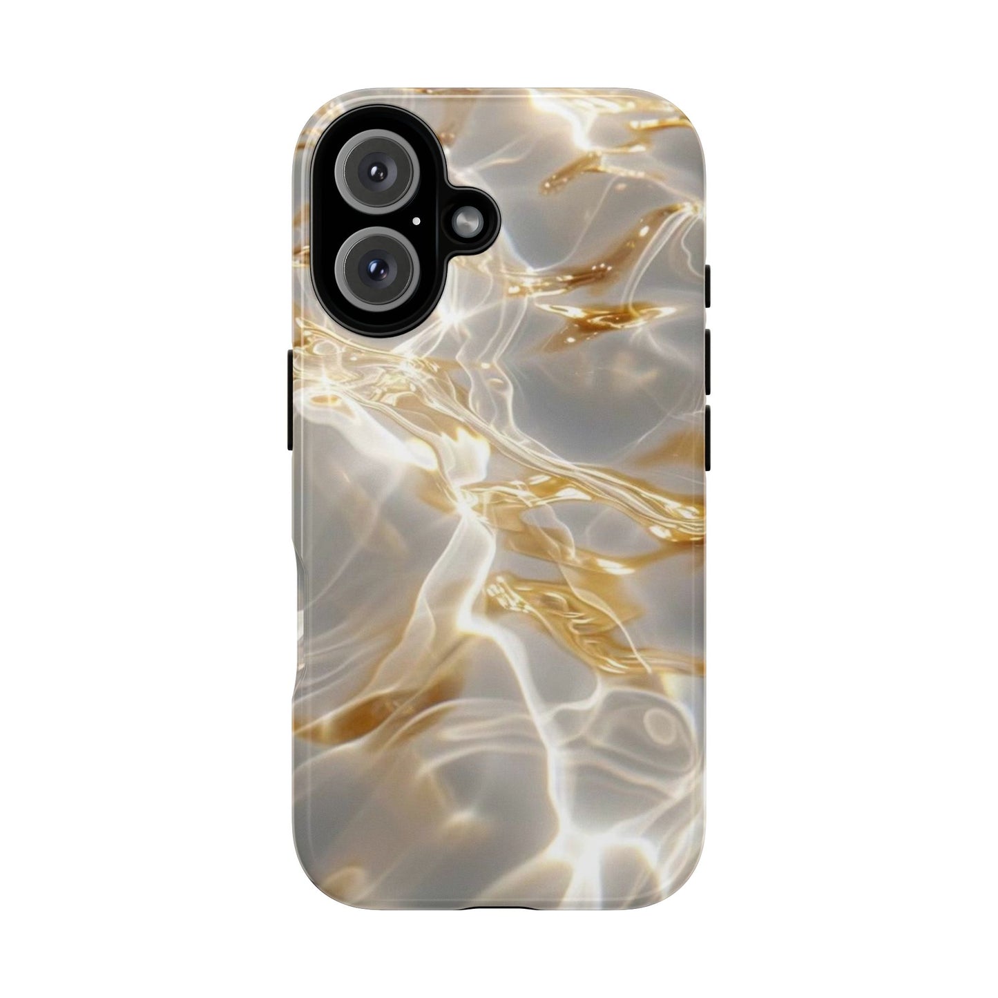 Golden Wave iPhone Case