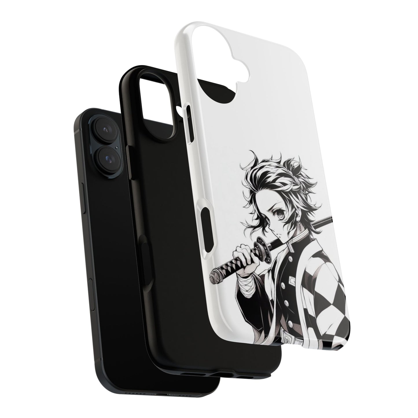 White Kamado Tanjiro Phone Case