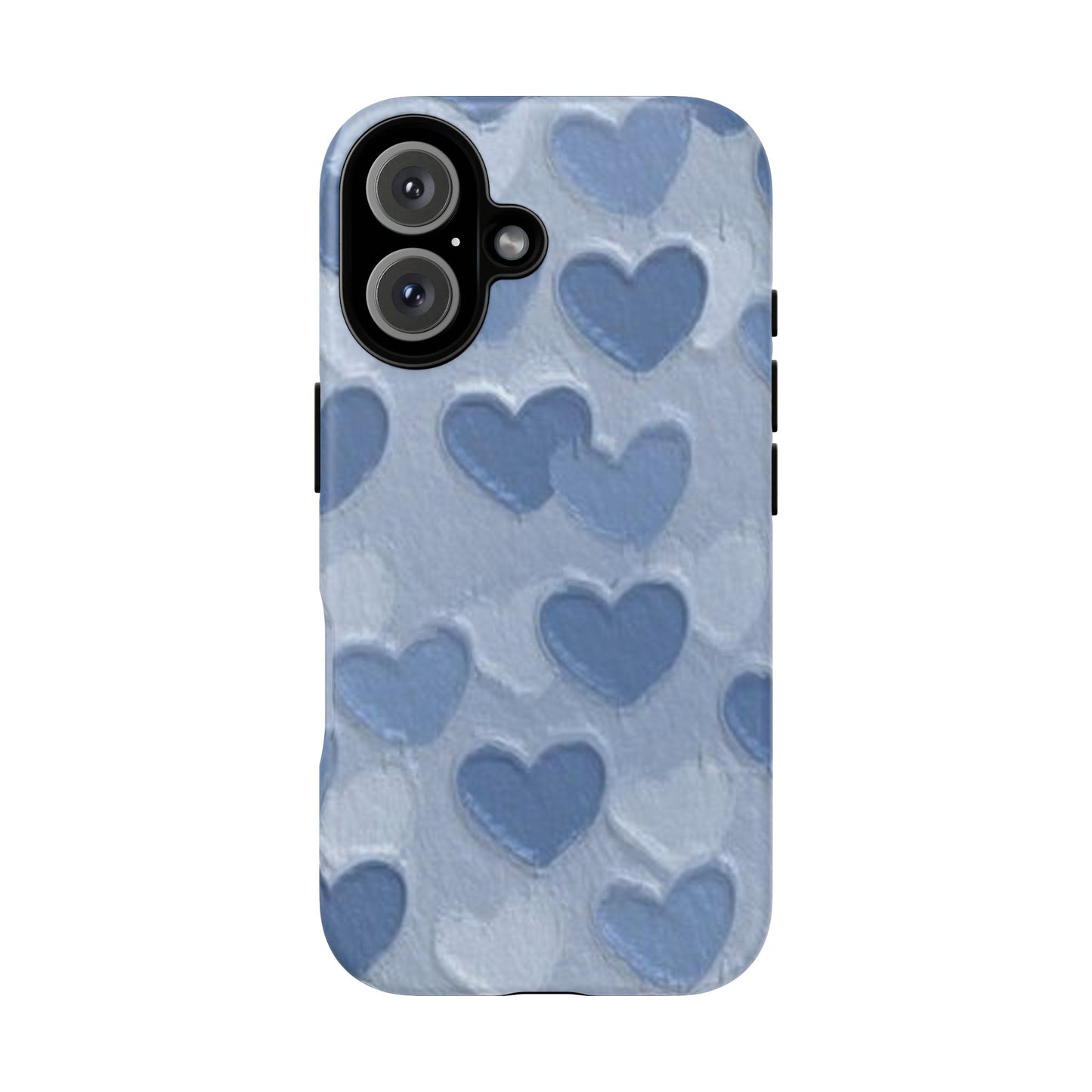 Blue Heart Chalk Wall Phone Case