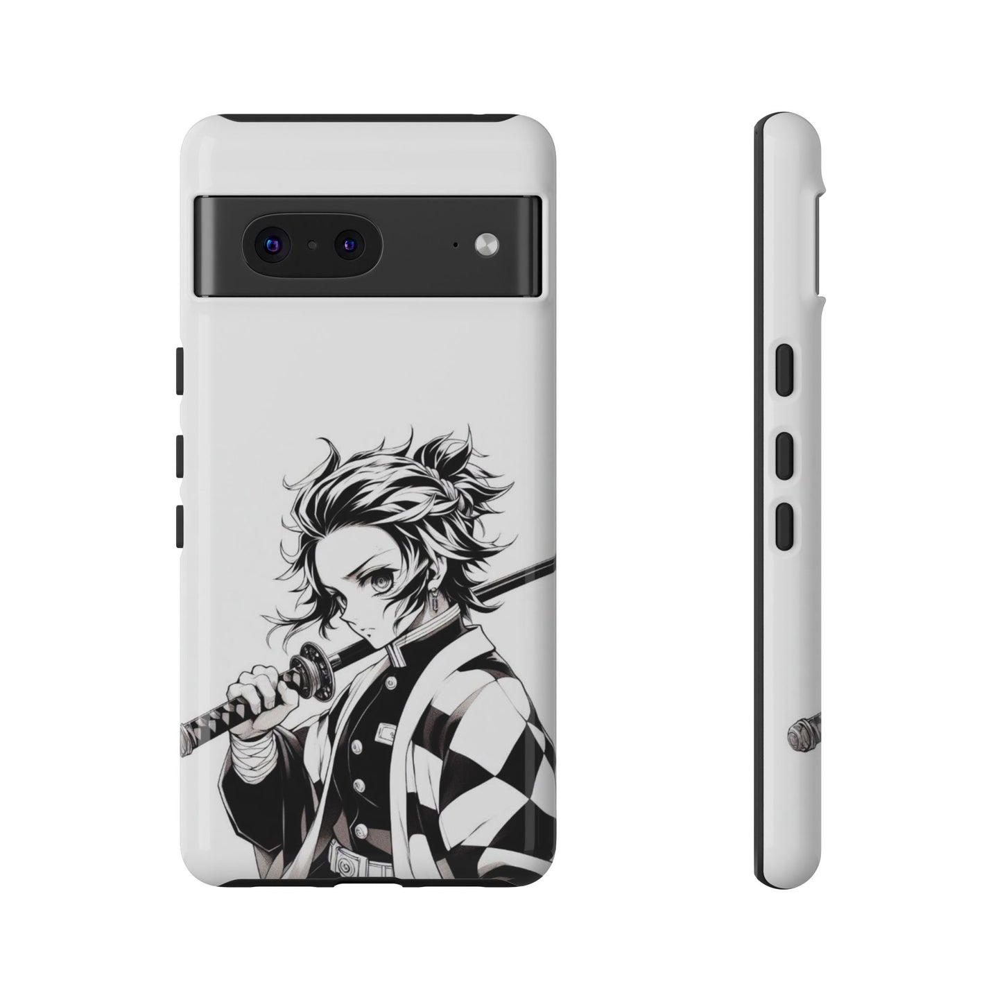 White Kamado Tanjiro Phone Case