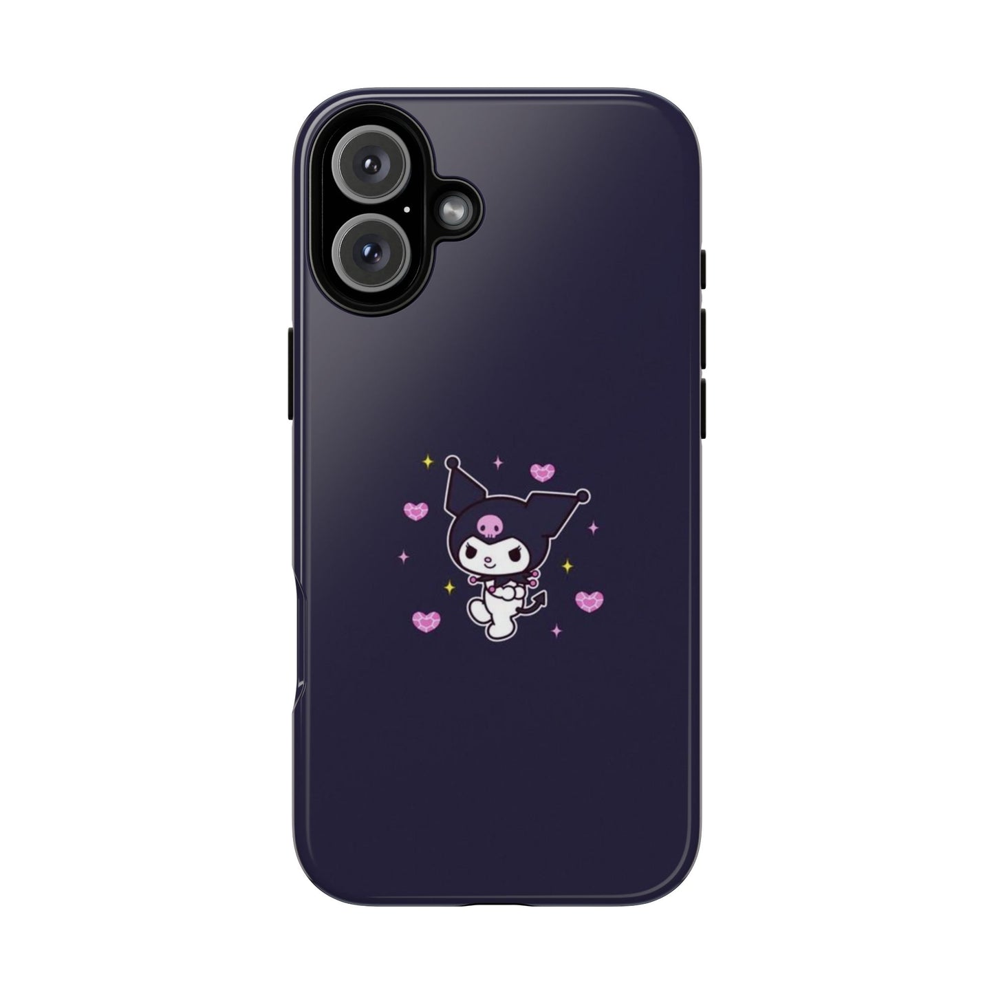 Navy Kuromi Hearts Phone Case