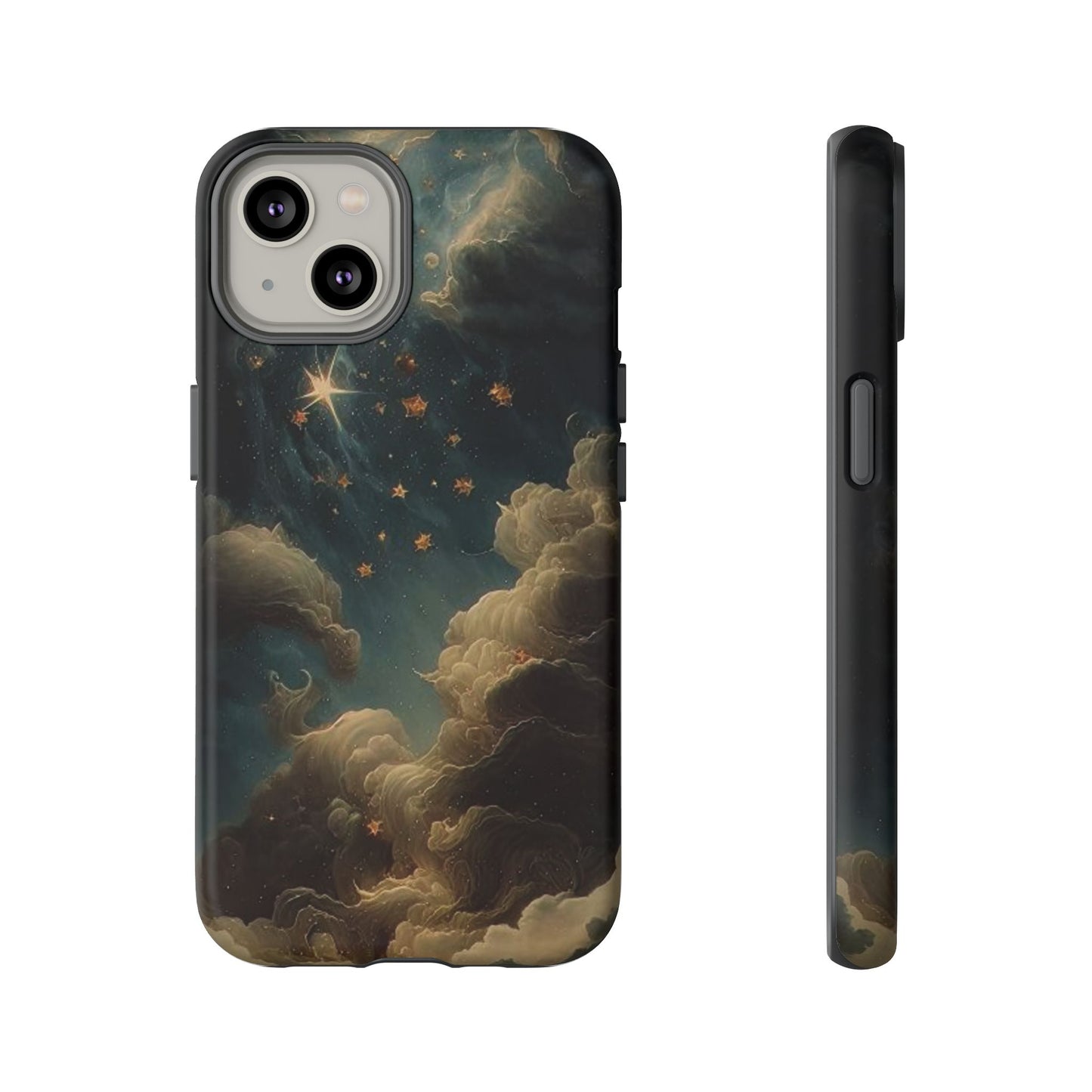 Cloudy Stars iPhone Case