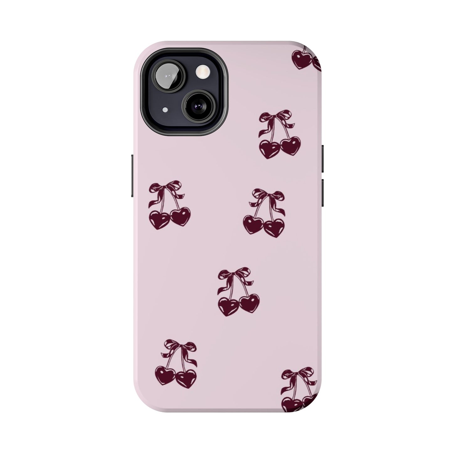 Heart Cherries iPhone Case