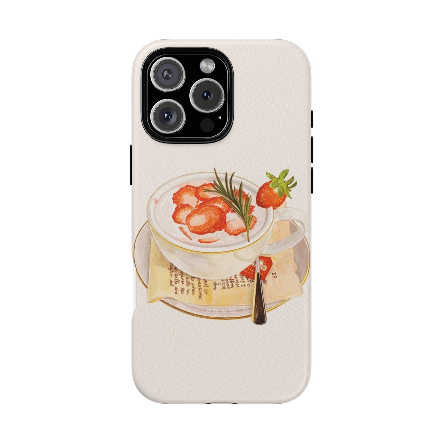 Strawberry Cream iPhone Case