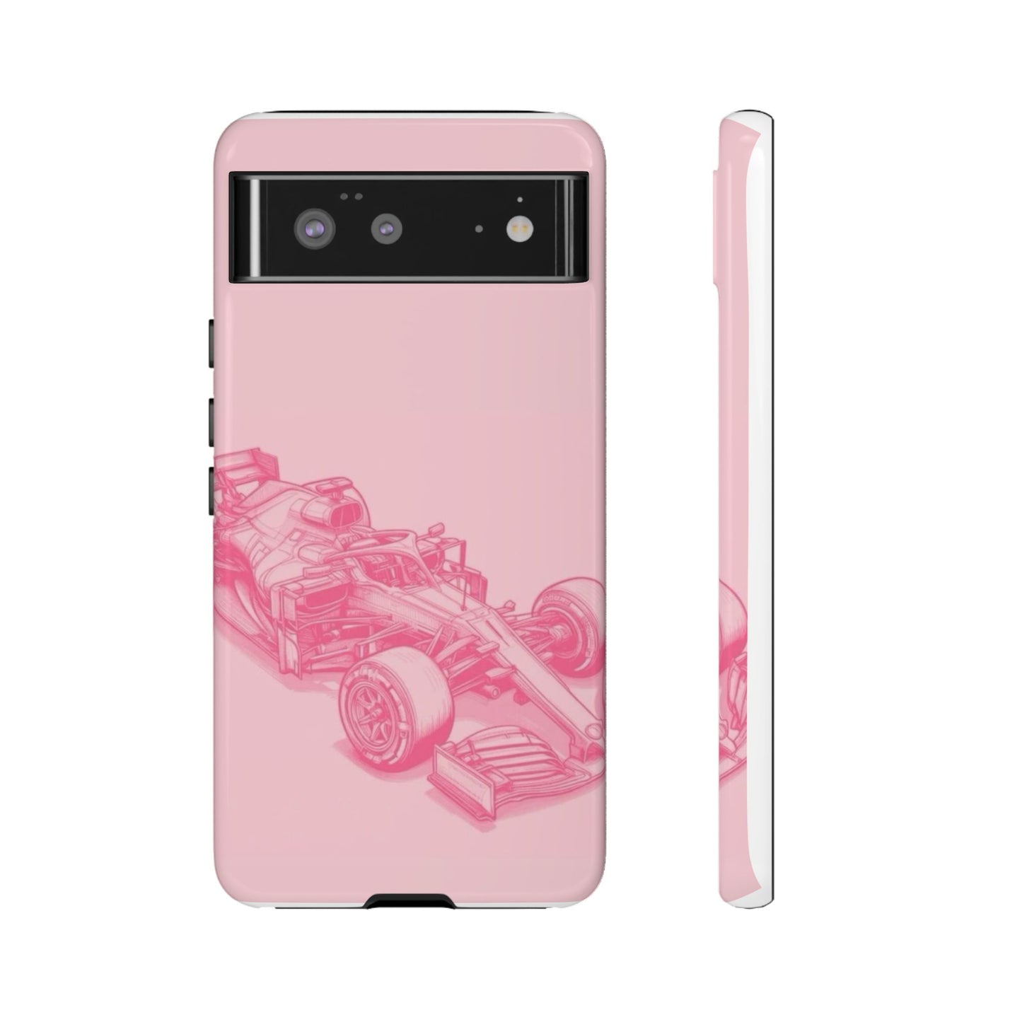 Pink Racecar iPhone Case