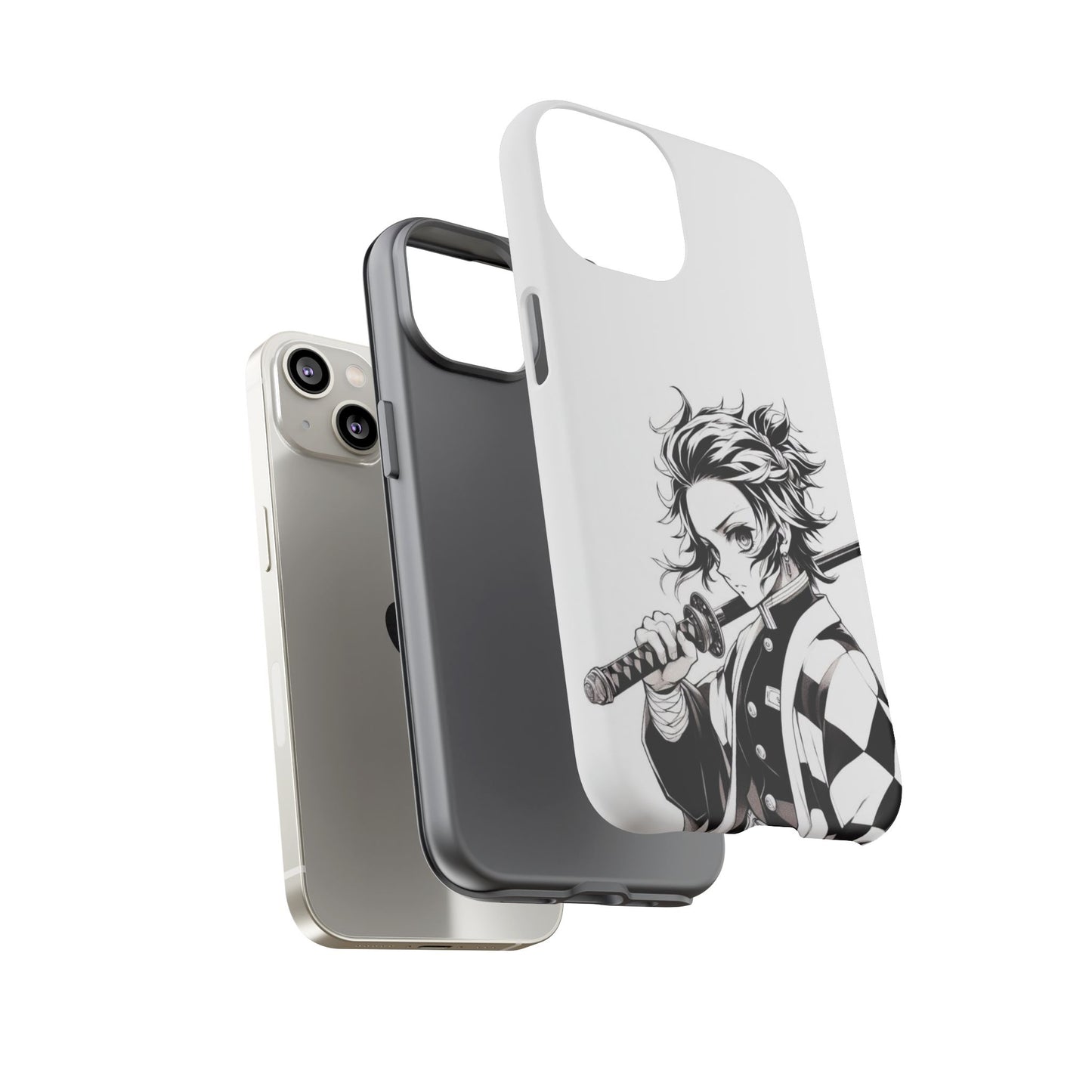 White Kamado Tanjiro Phone Case