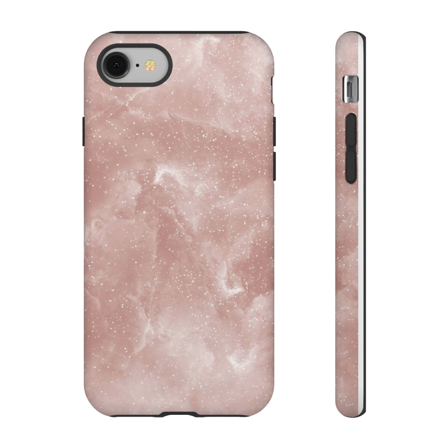 Rose Quartz Glitter iPhone Case