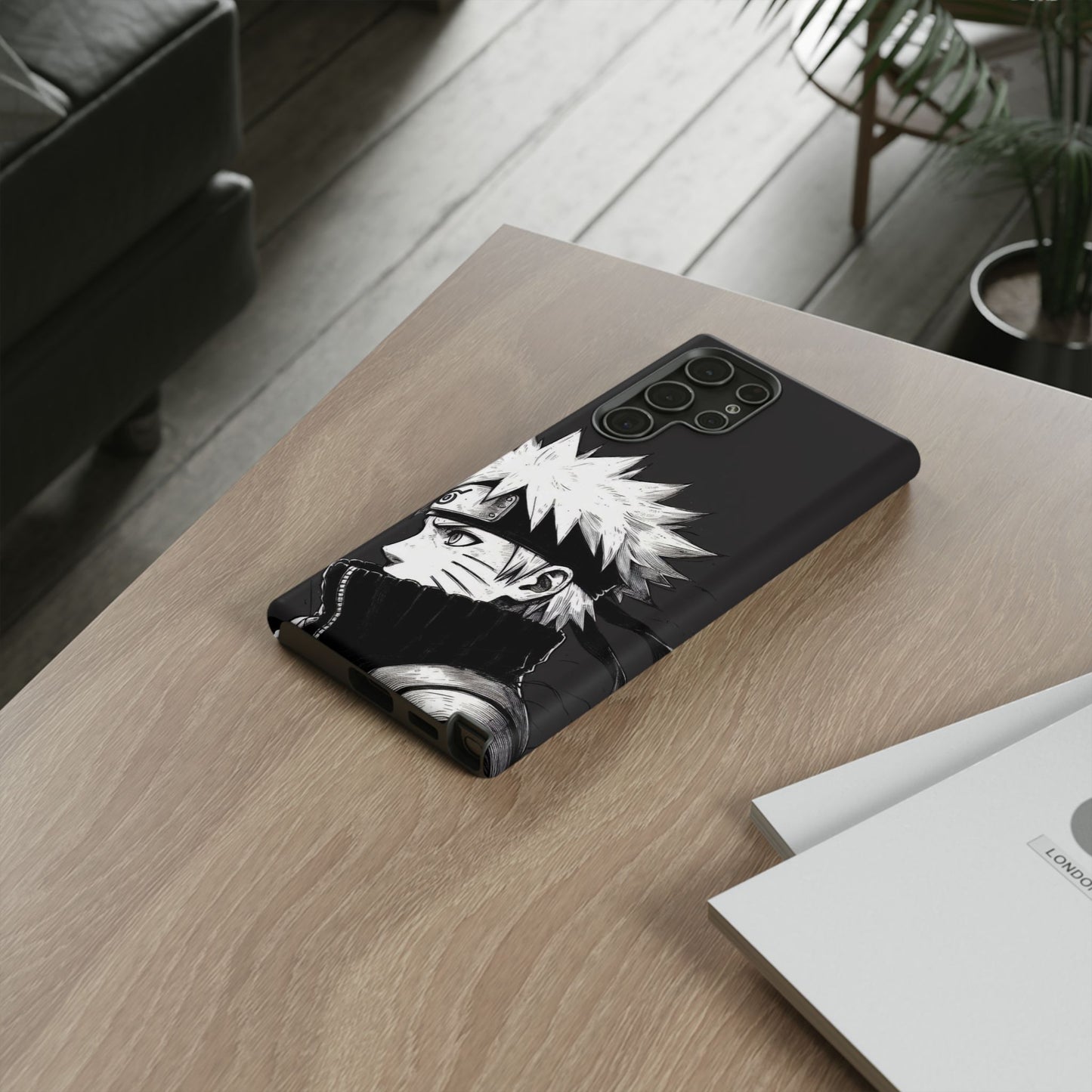 Black Naruto Clipart Phone Case