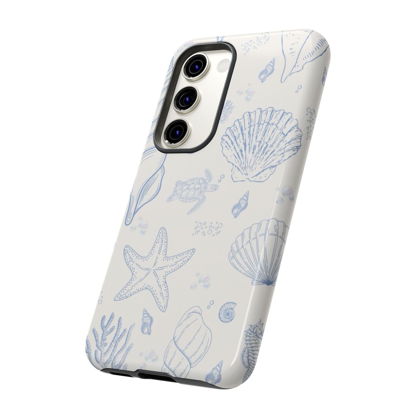 Blue Coastal Coral iPhone Case