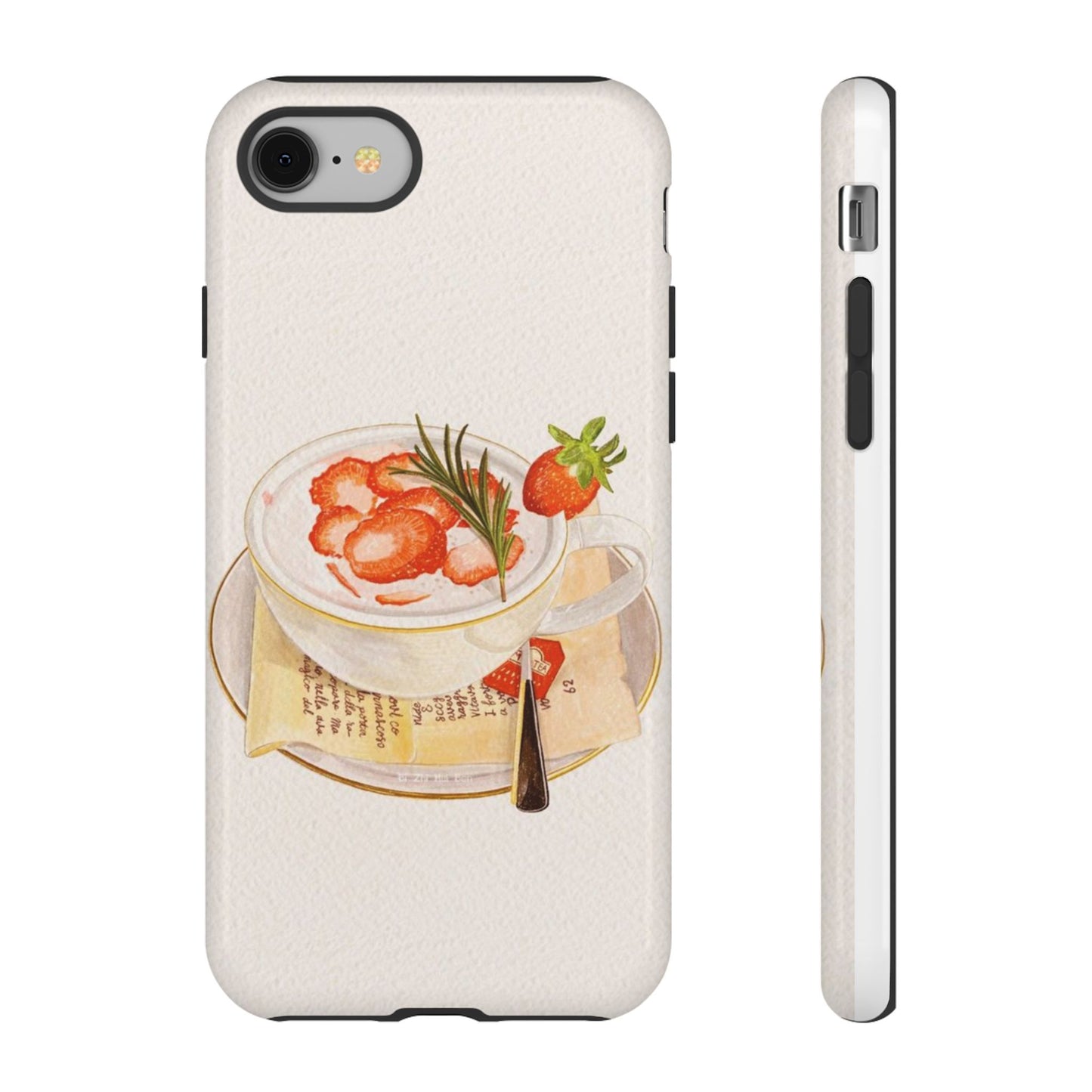 Strawberry Cream iPhone Case