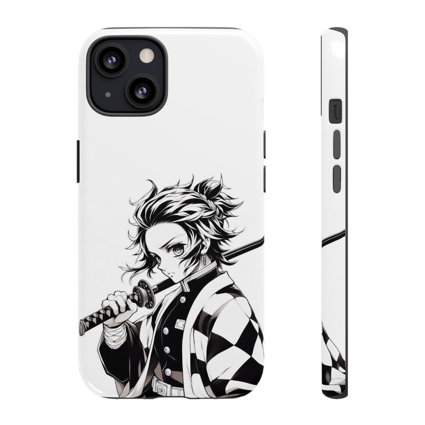 White Kamado Tanjiro Phone Case