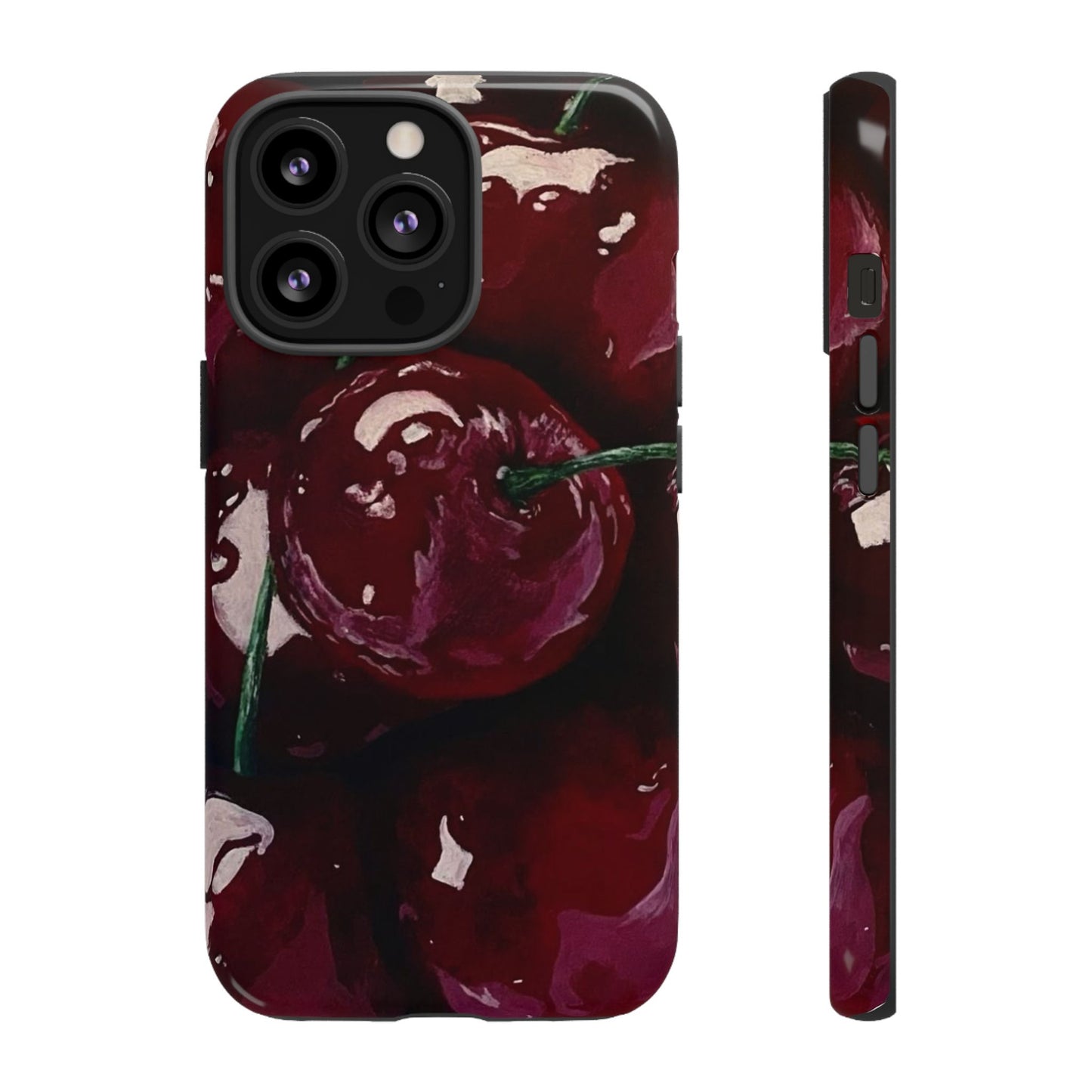 Cherry Painting iPhone Case