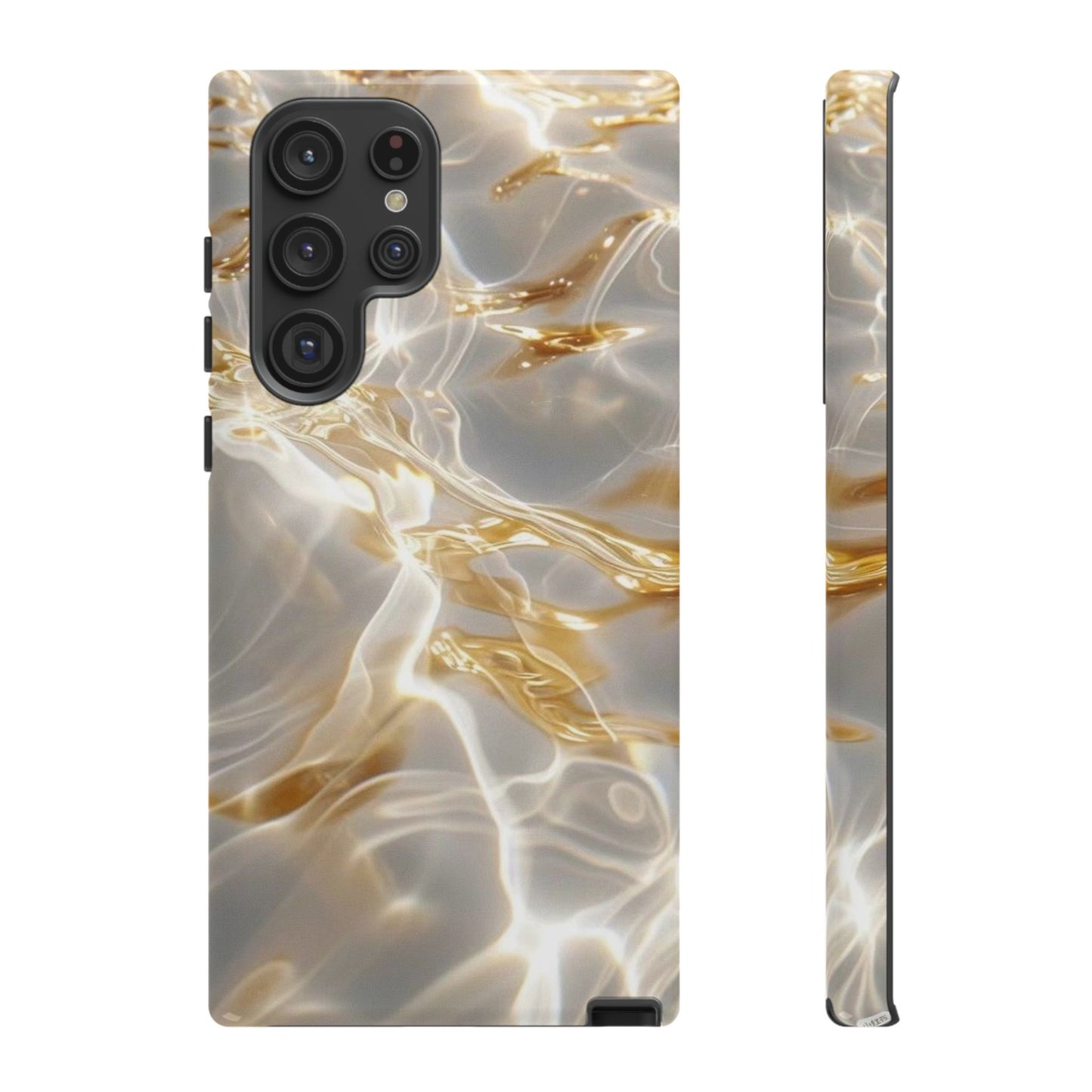 Golden Wave iPhone Case