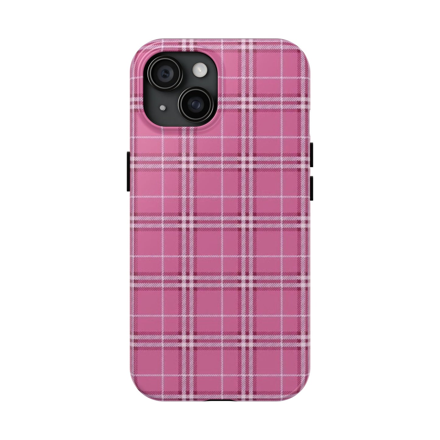 Pink Plaid iPhone Case