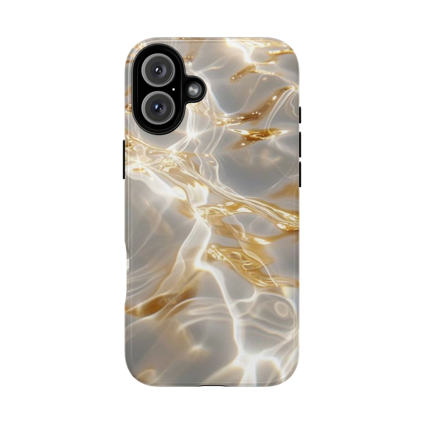 Golden Wave iPhone Case