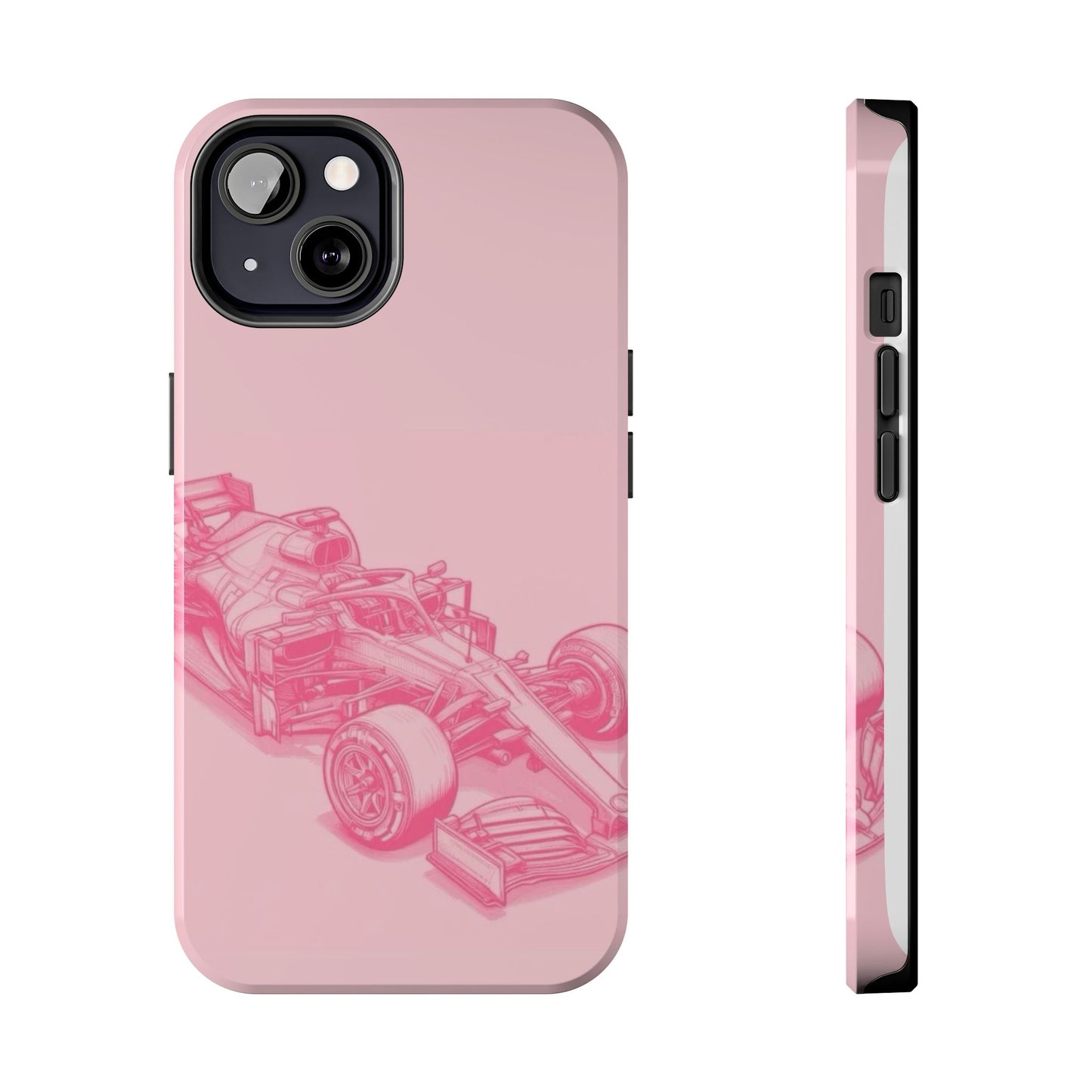 Pink Racecar iPhone Case