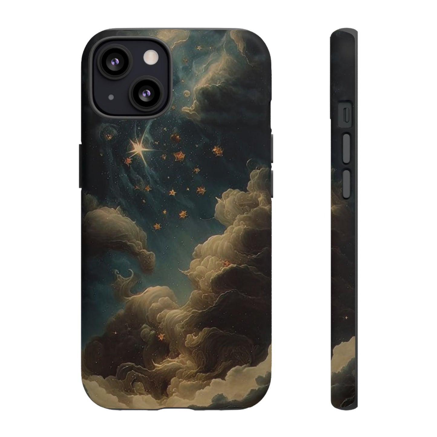 Cloudy Stars iPhone Case