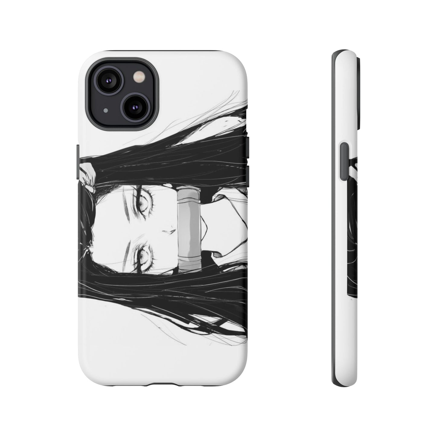 White Nezuko Kamado Clipart Phone Case