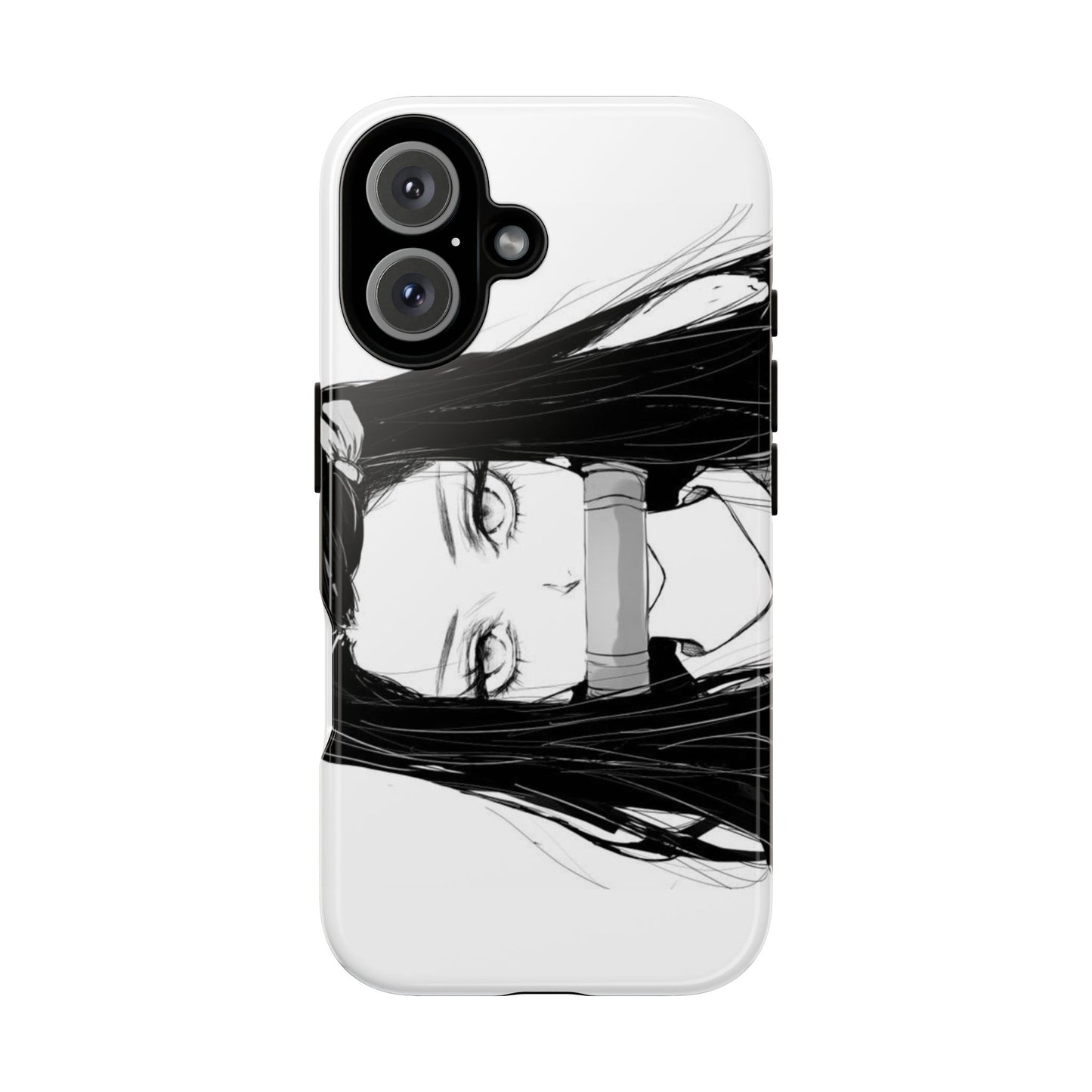 White Nezuko Kamado Clipart Phone Case