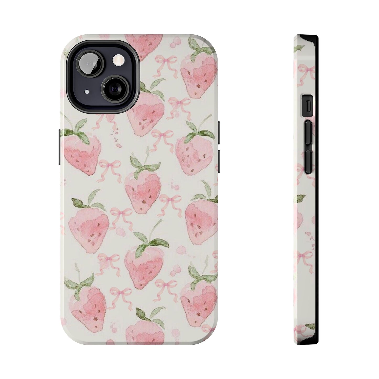 Strawberry Bows iPhone Case