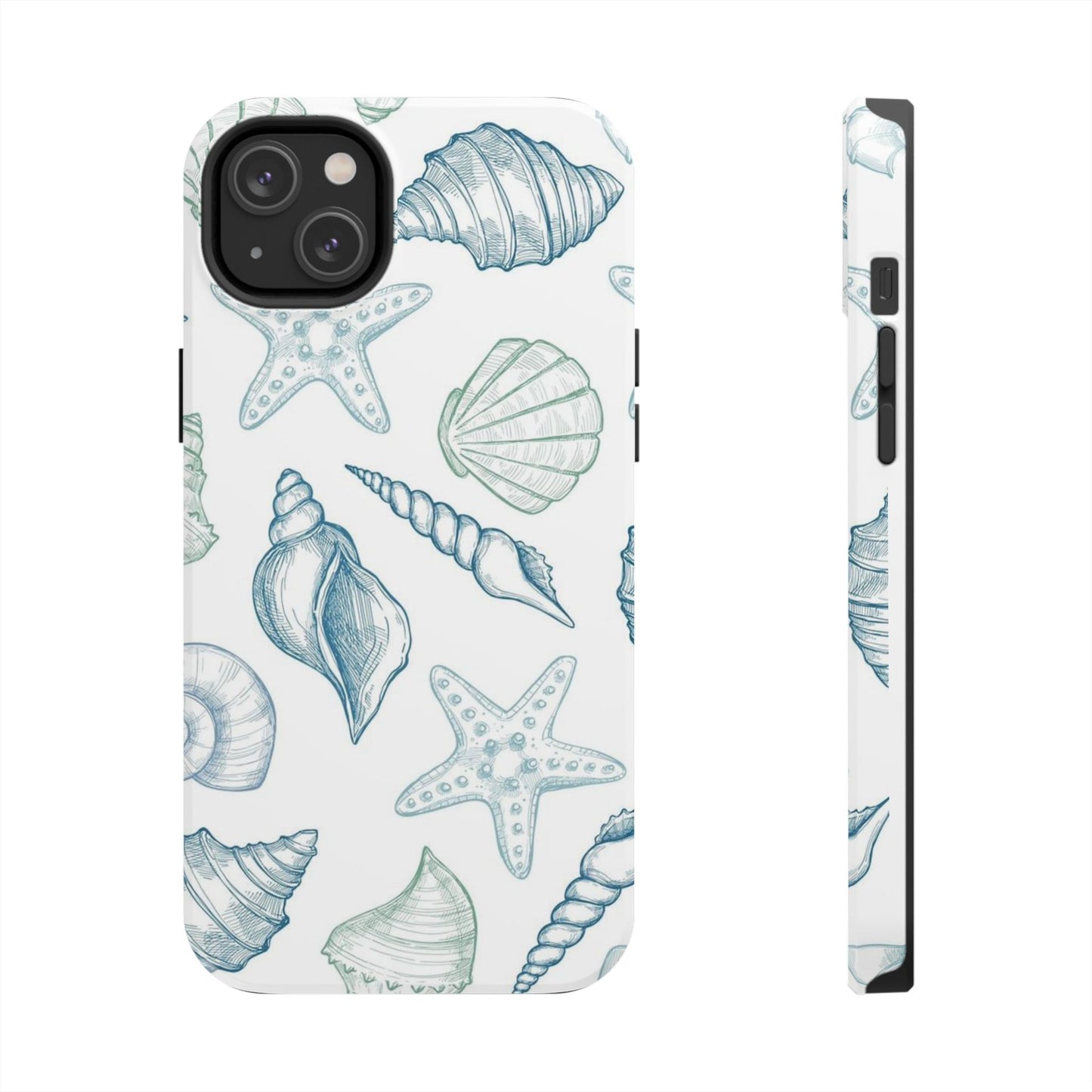 Blue Coastal Coral iPhone Case