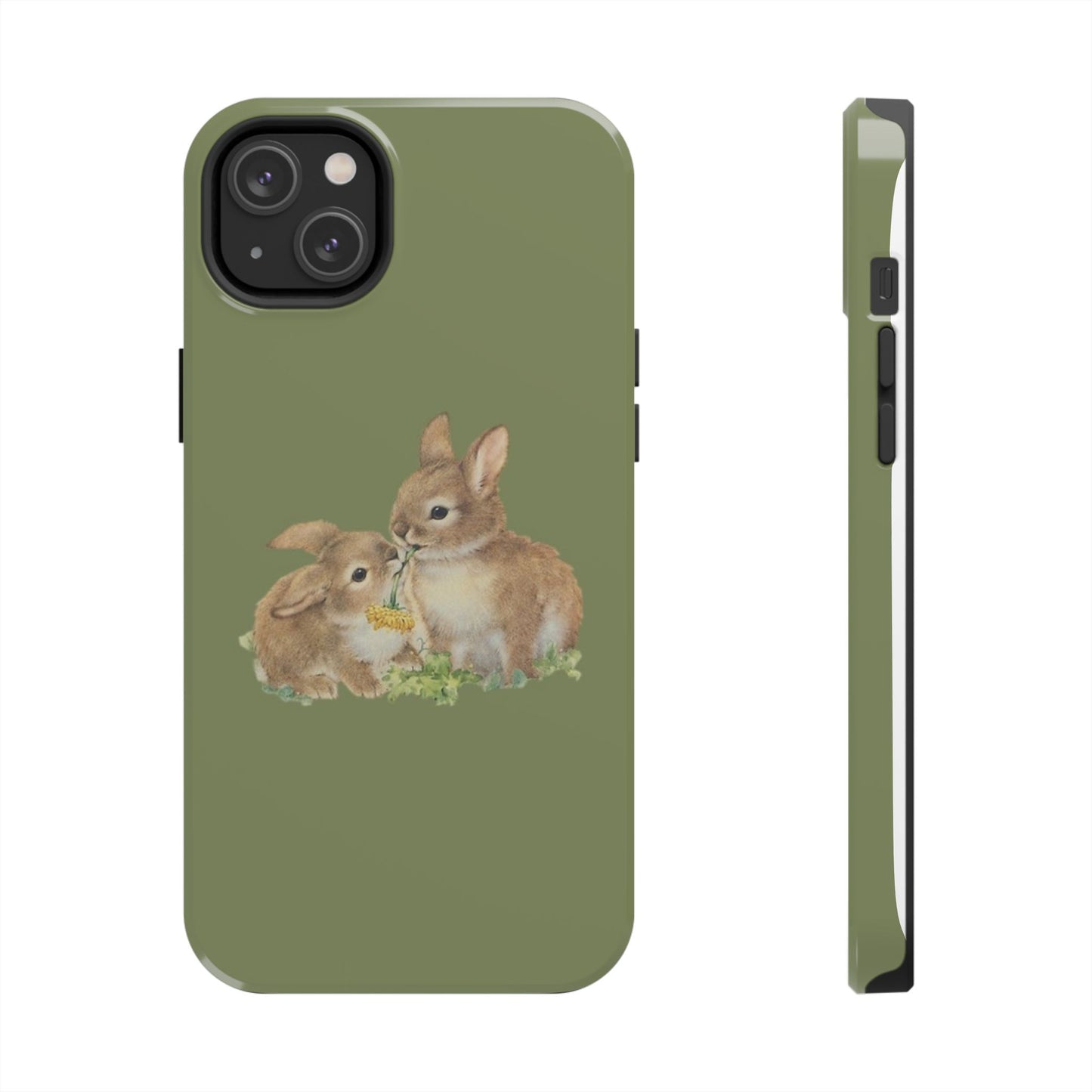 Olive Bunny iPhone Case