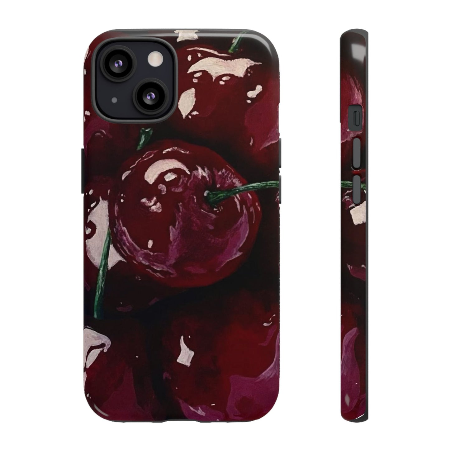 Cherry Painting iPhone Case