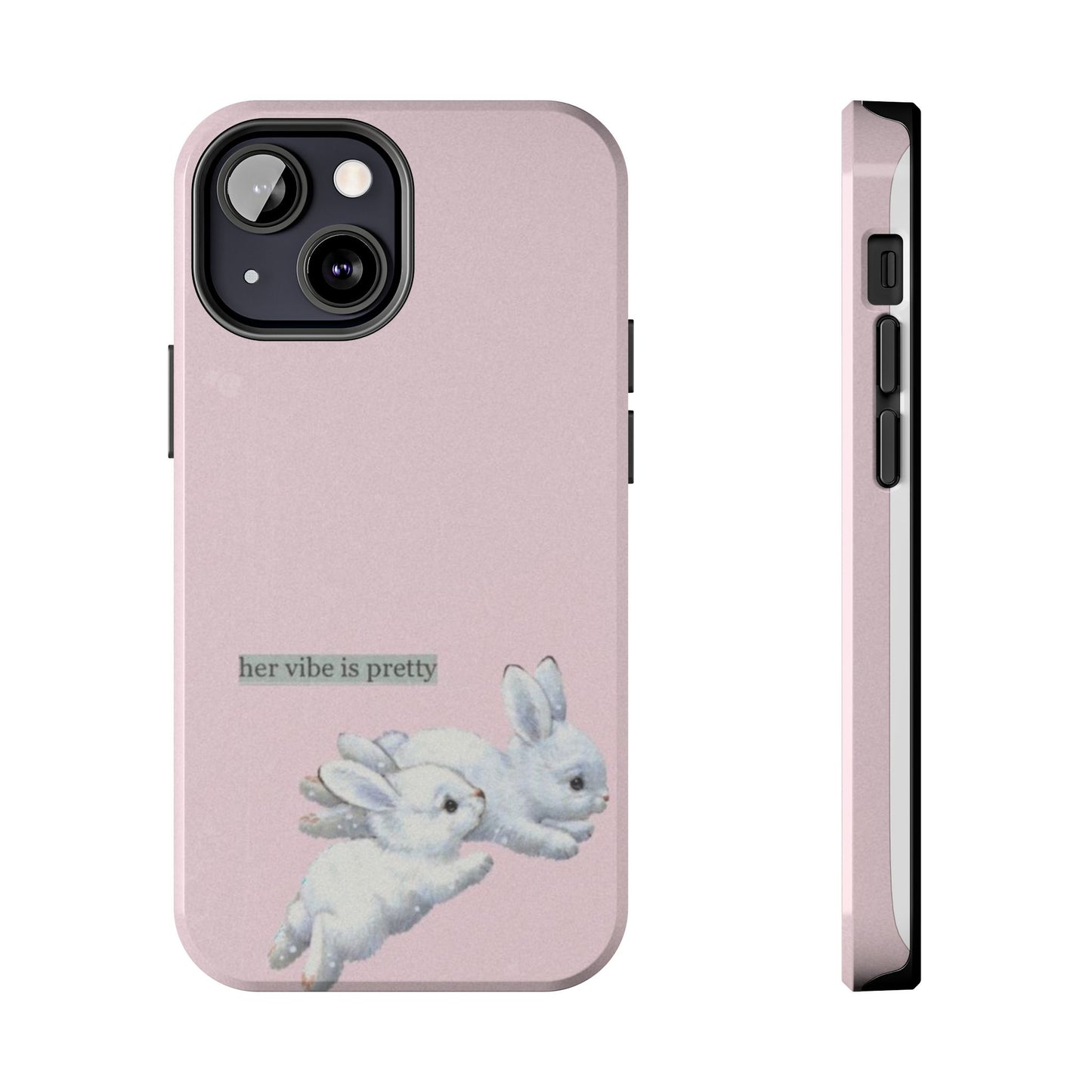 “her vibe is pretty” iPhone Case