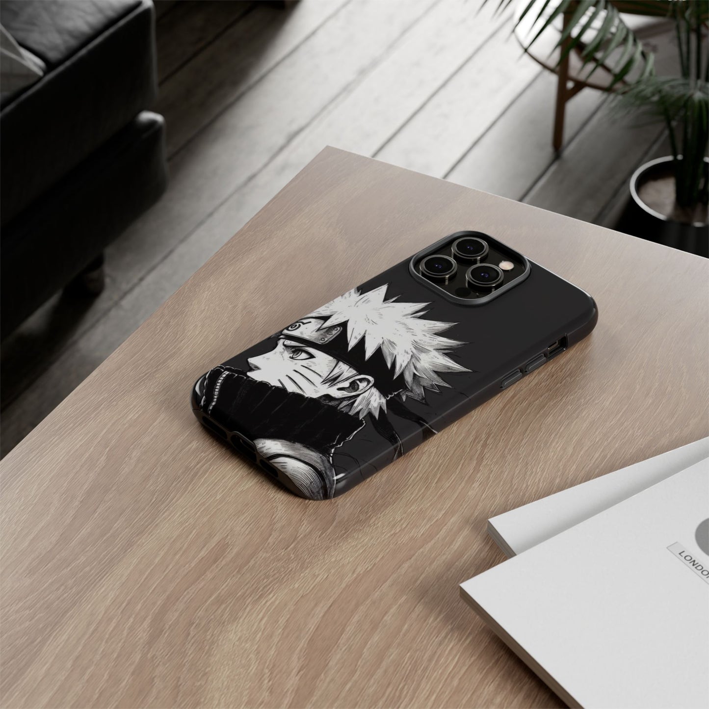 Black Naruto Clipart Phone Case