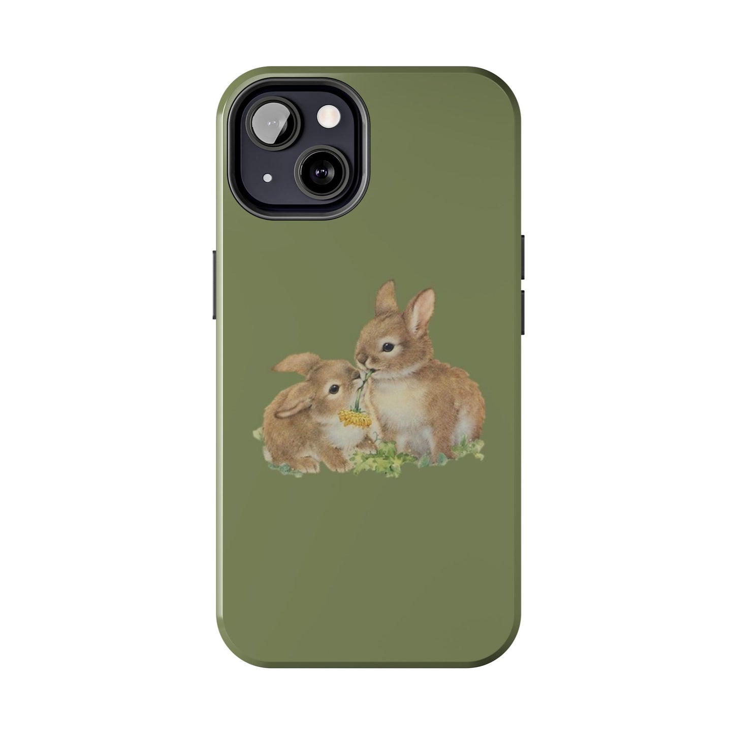 Olive Bunny iPhone Case