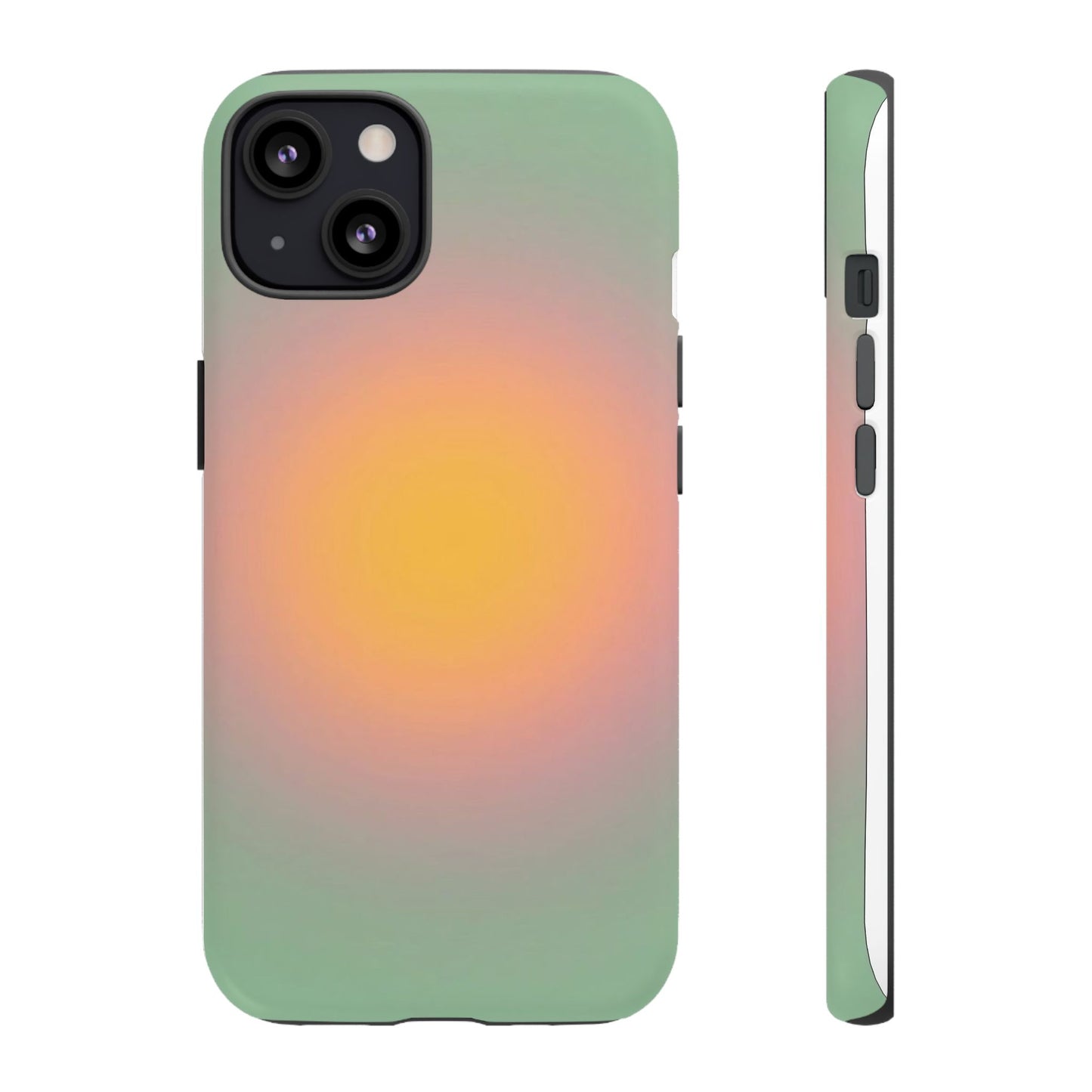 Sage & Orange iPhone Case