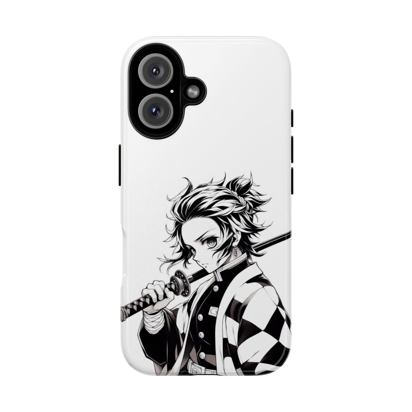 White Kamado Tanjiro Phone Case