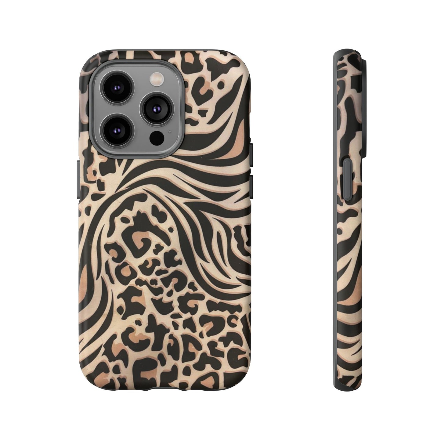 Cheetah Zebra iPhone Case