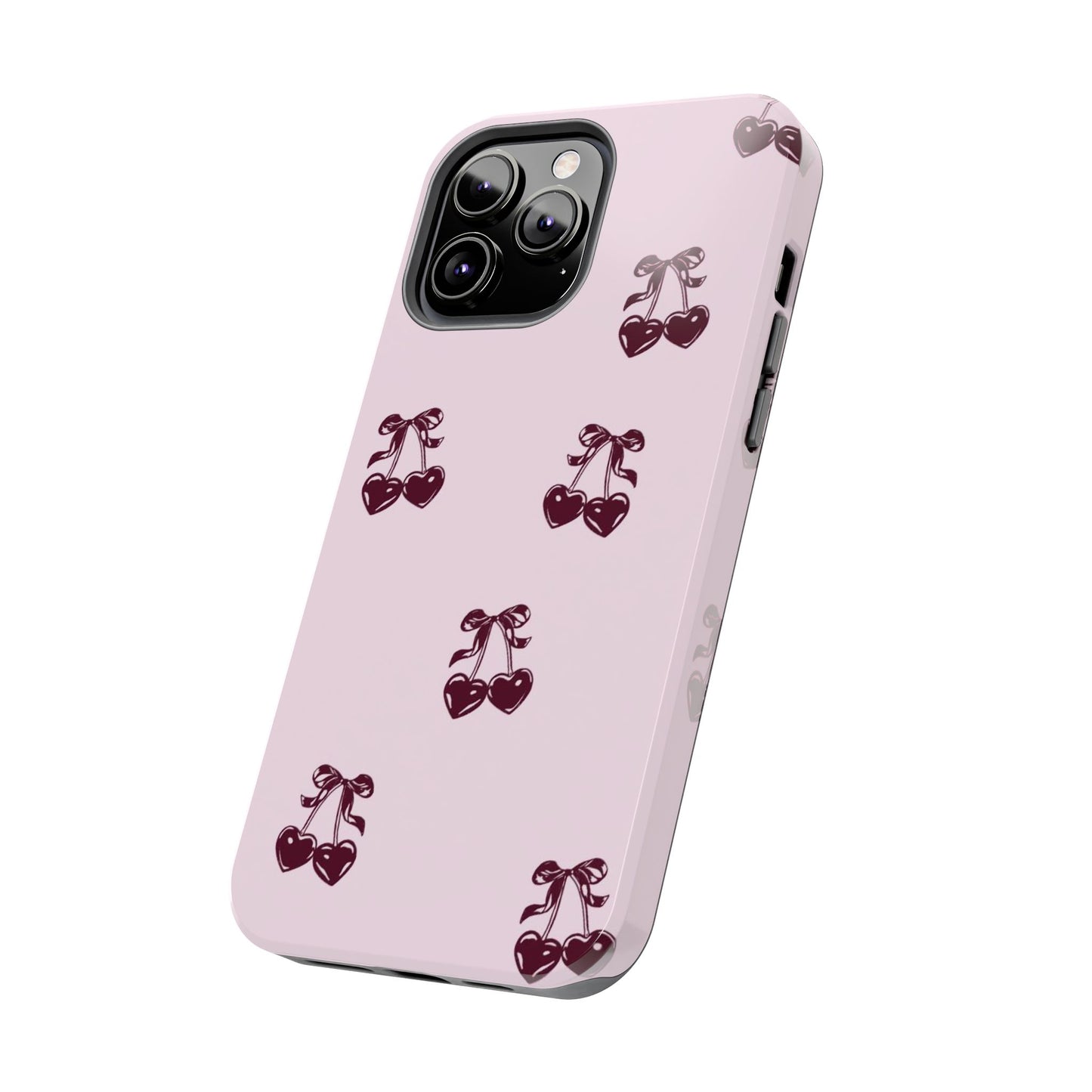 Heart Cherries iPhone Case