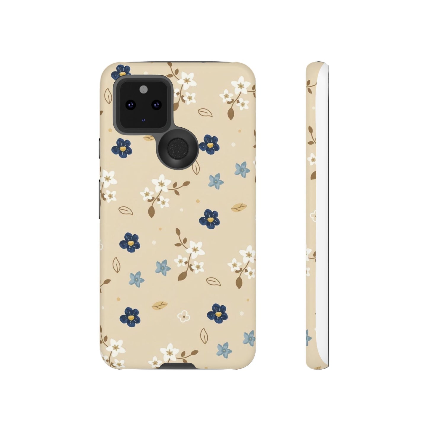 Navy Daisy Phone Case