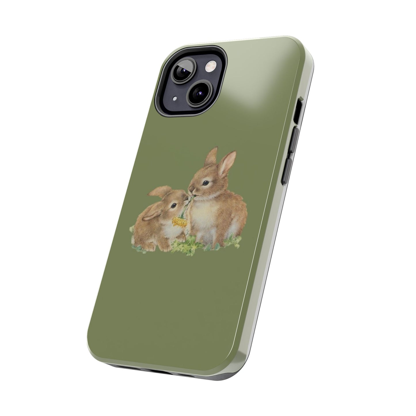 Olive Bunny iPhone Case