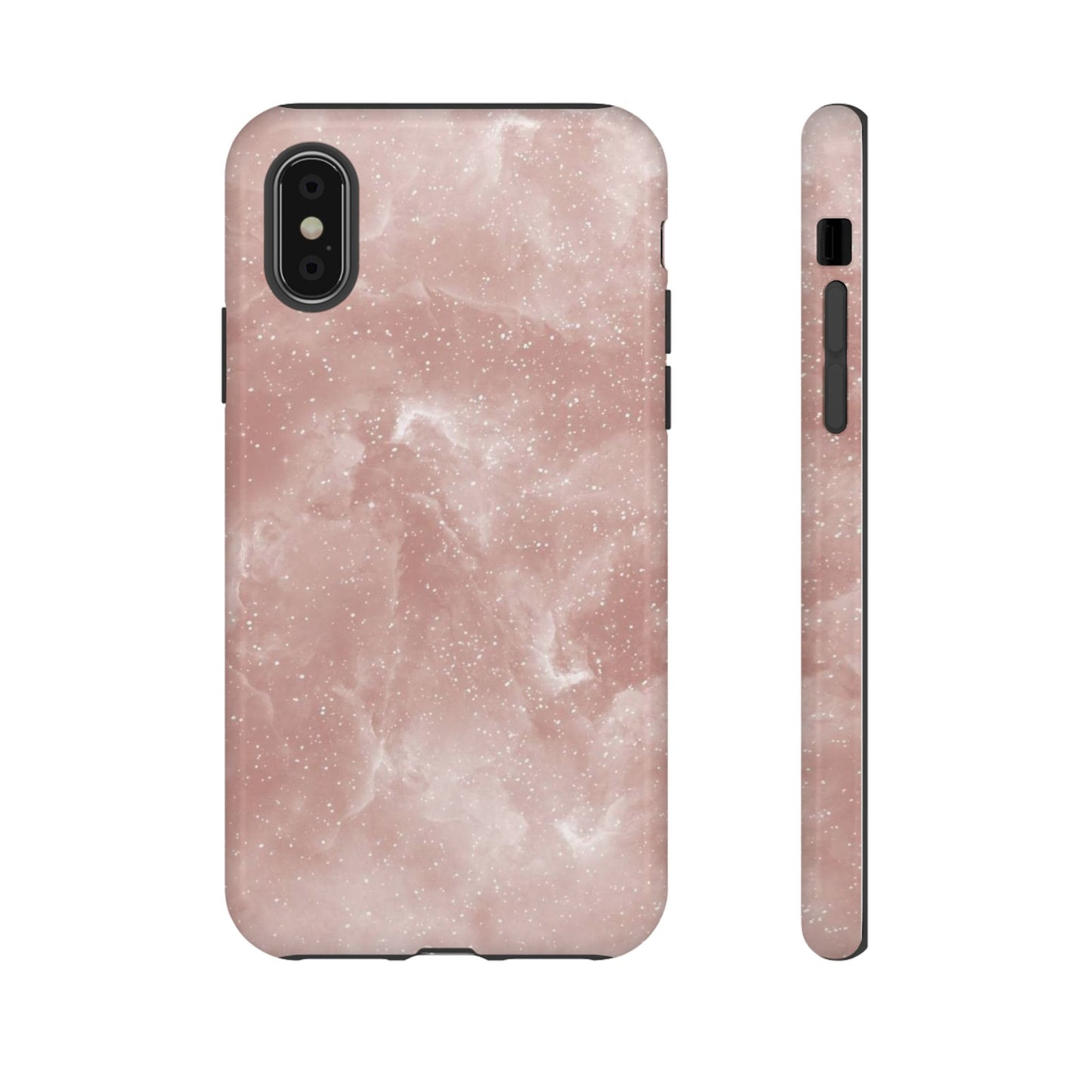 Rose Quartz Glitter iPhone Case