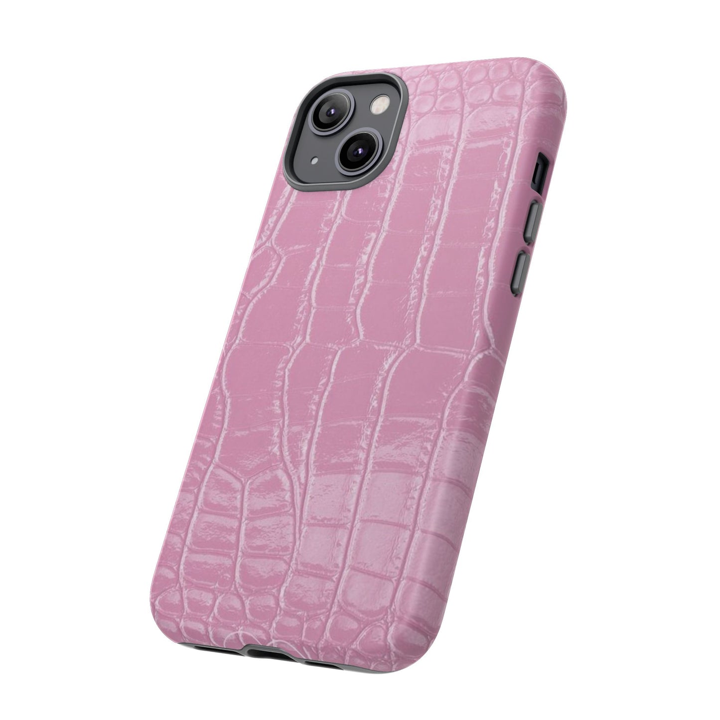 Pink Leather iPhone Case