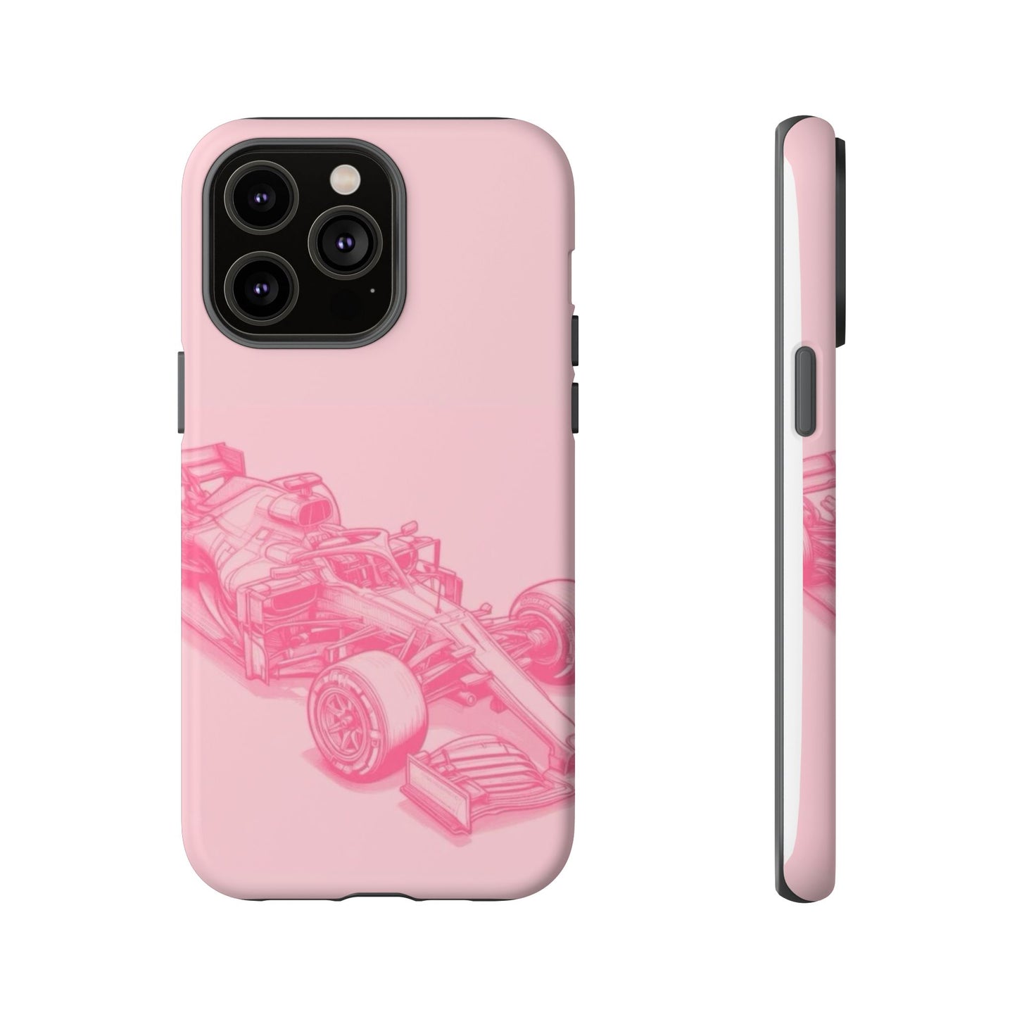 Pink Racecar iPhone Case