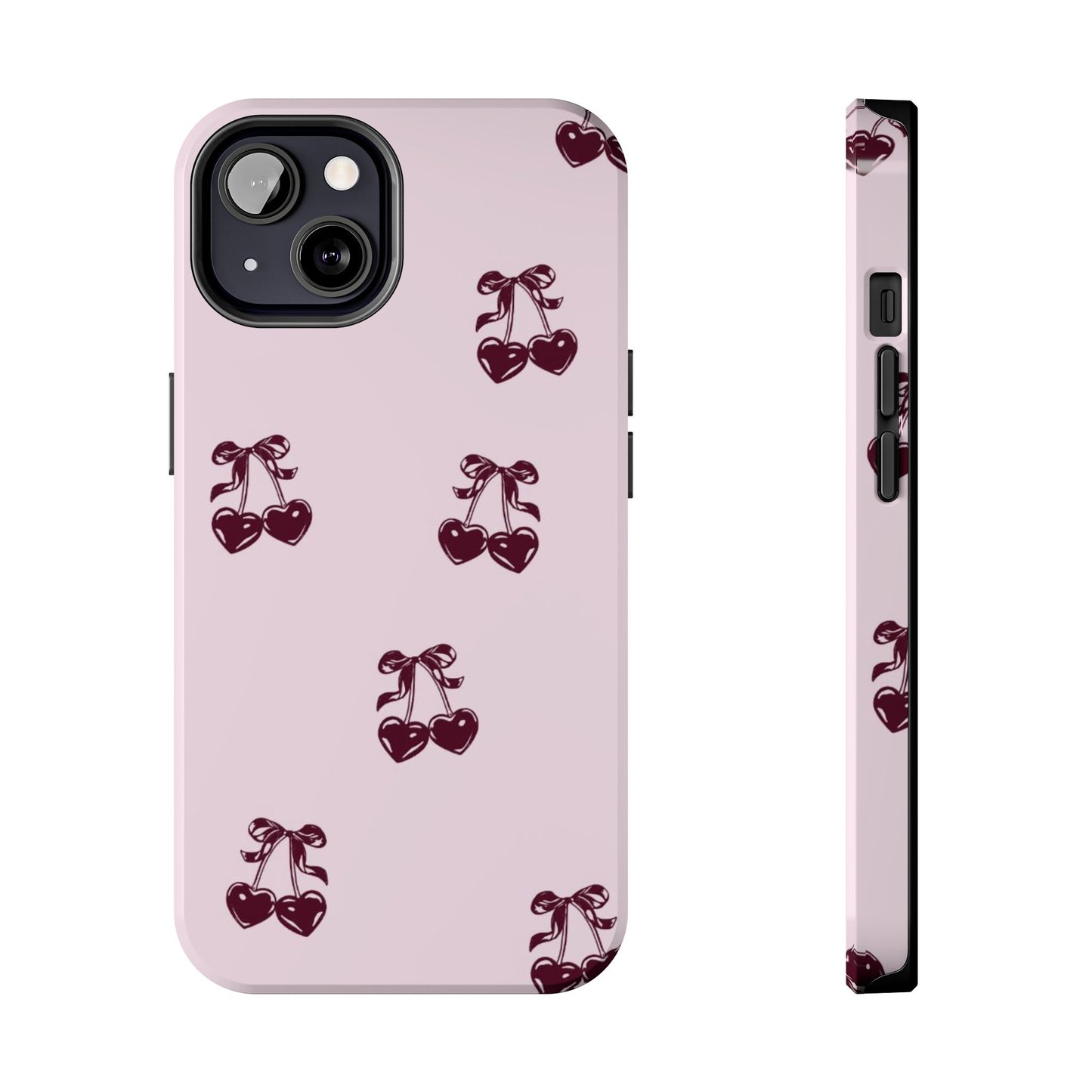 Heart Cherries iPhone Case