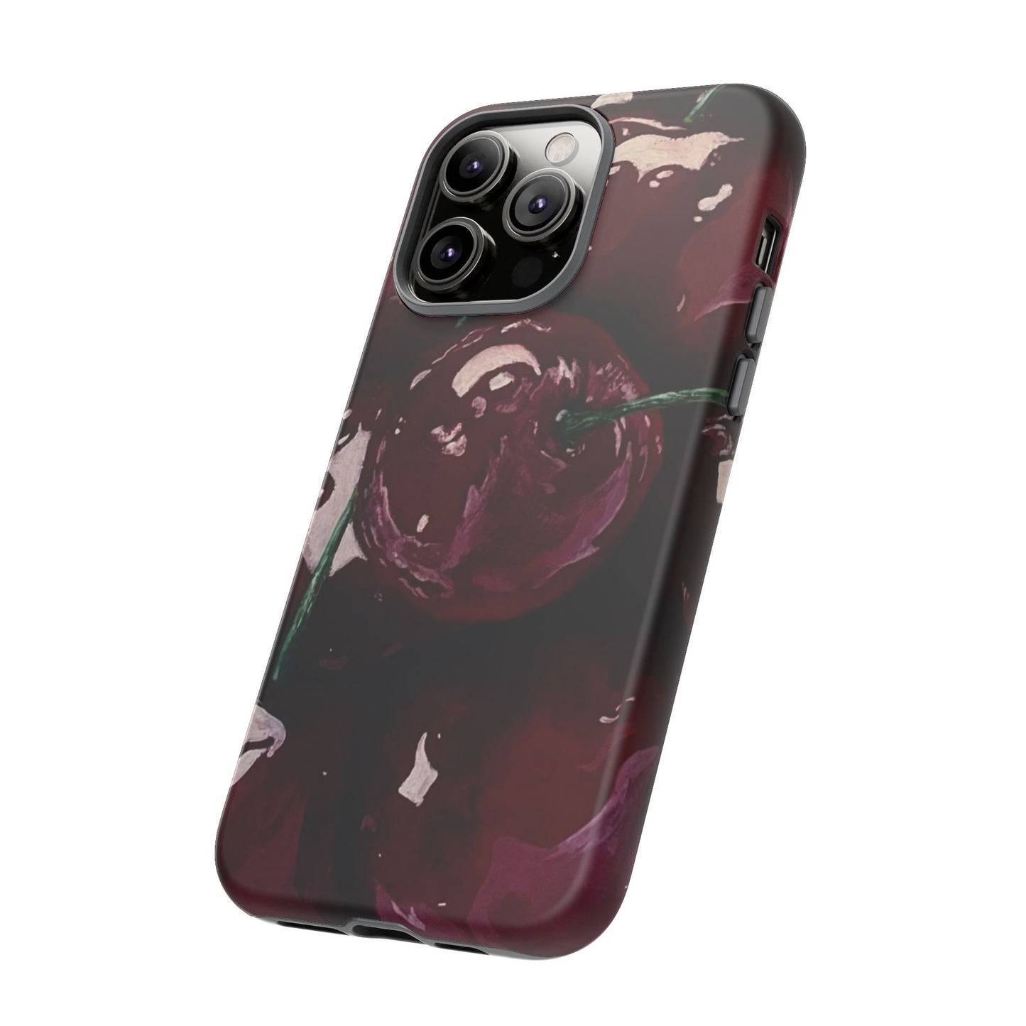 Cherry Painting iPhone Case