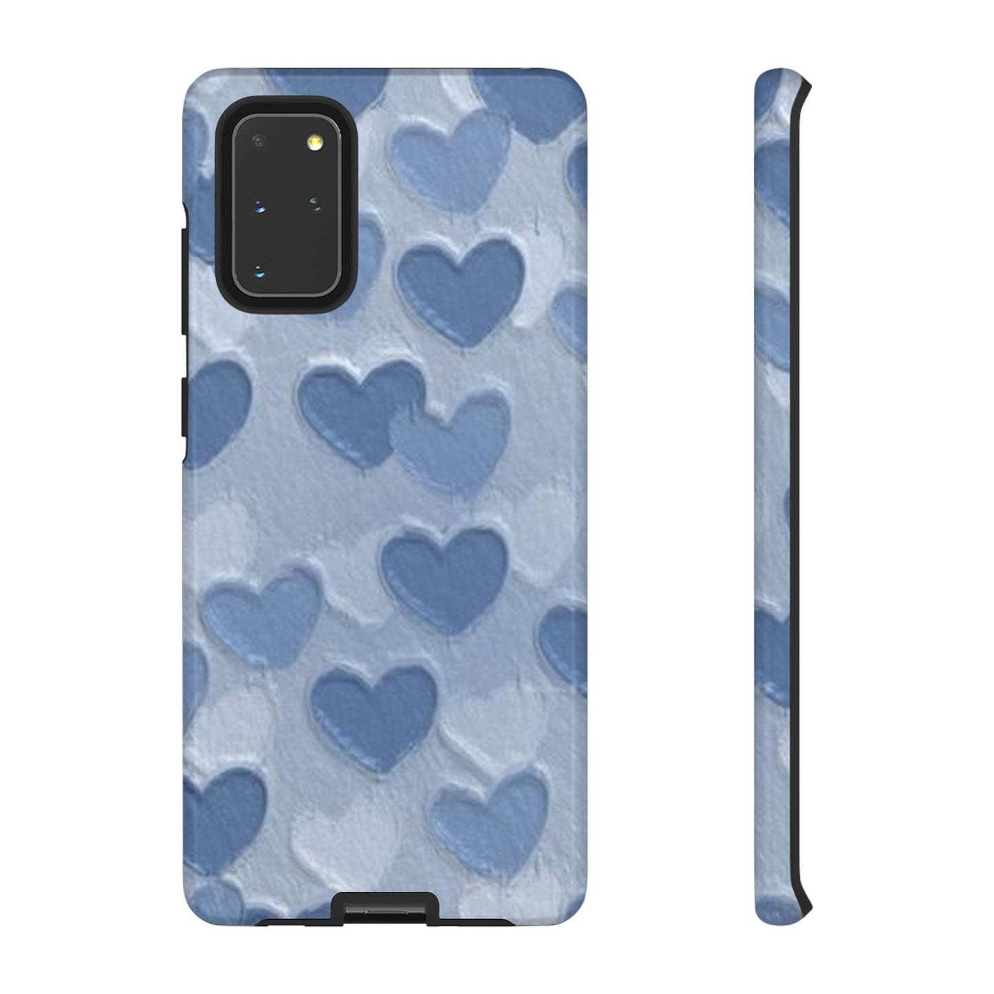 Blue Heart Chalk Wall Phone Case